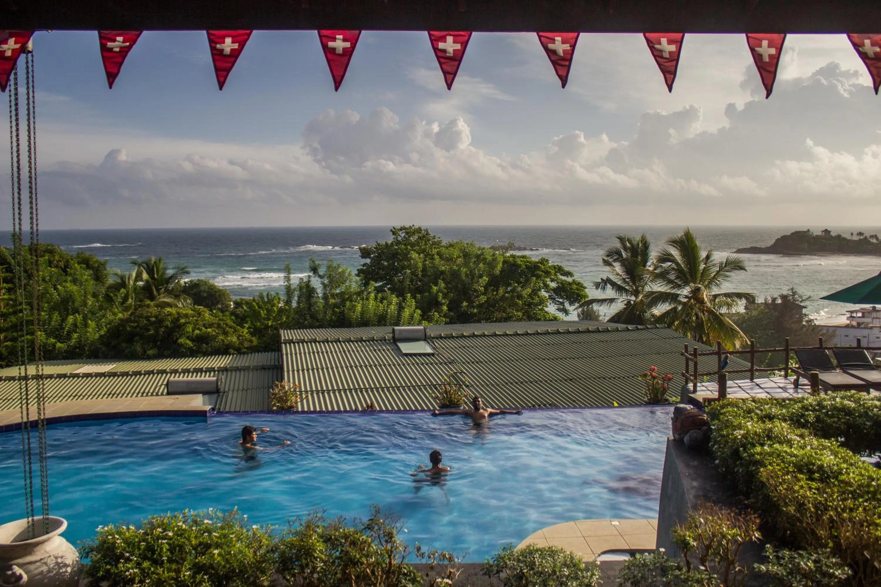 Pool view in Hotel Panorama