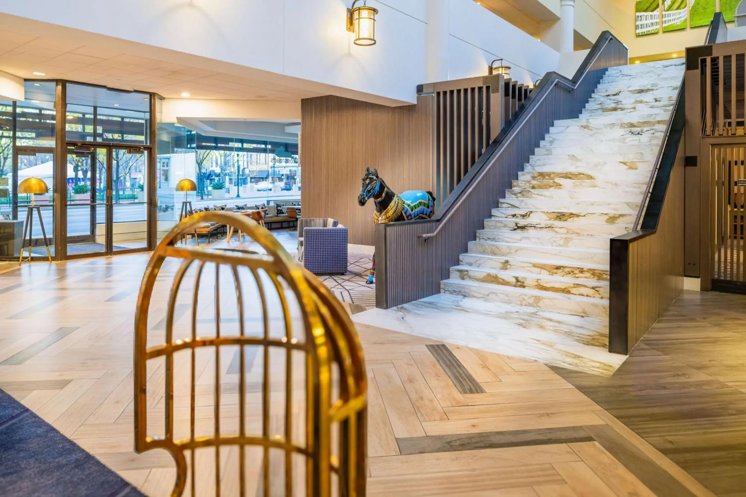 Lobby or reception in Hilton Lexington Downtown Lobby or reception in Hilton Lexington Downtown