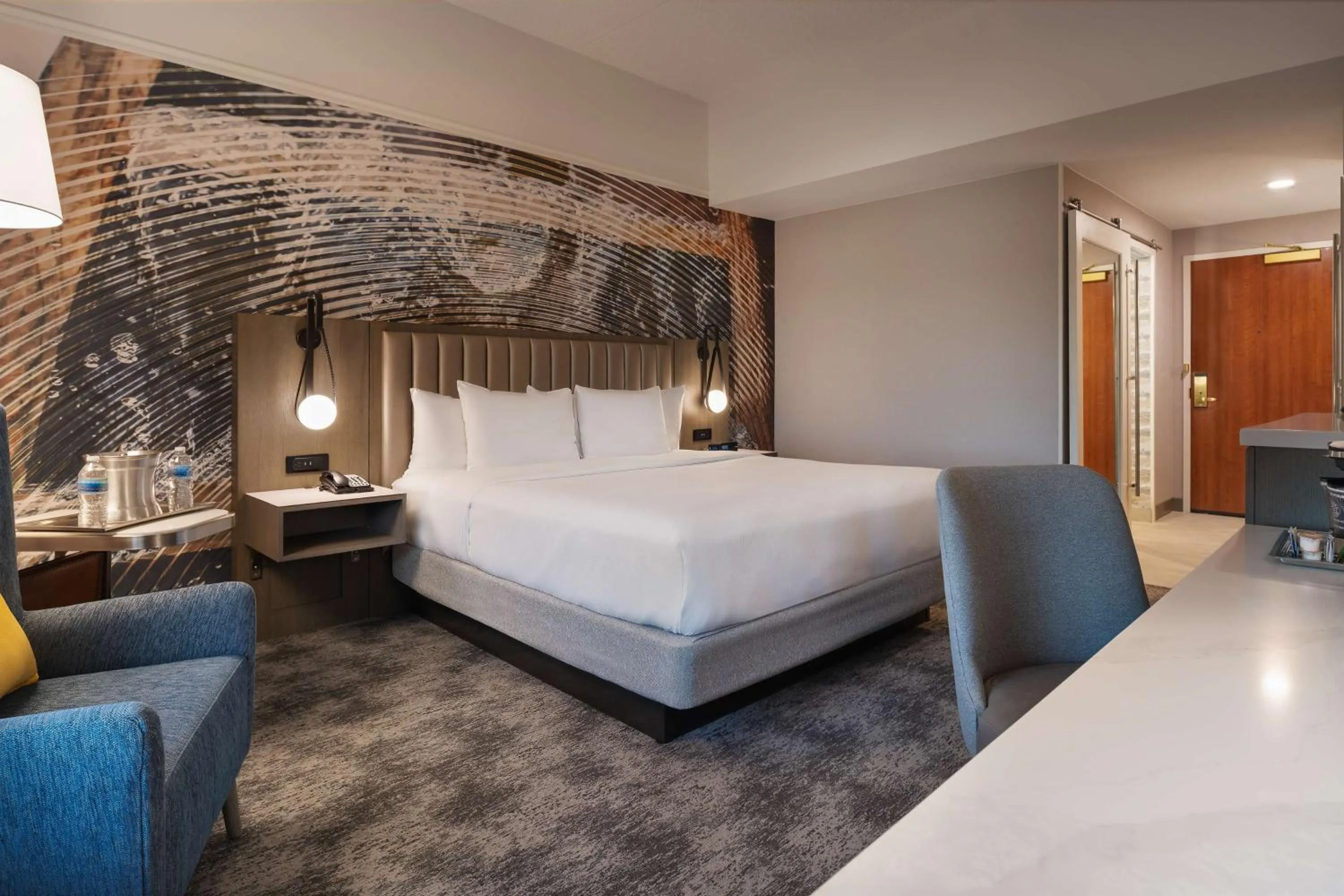 Bed in Hilton Lexington Downtown