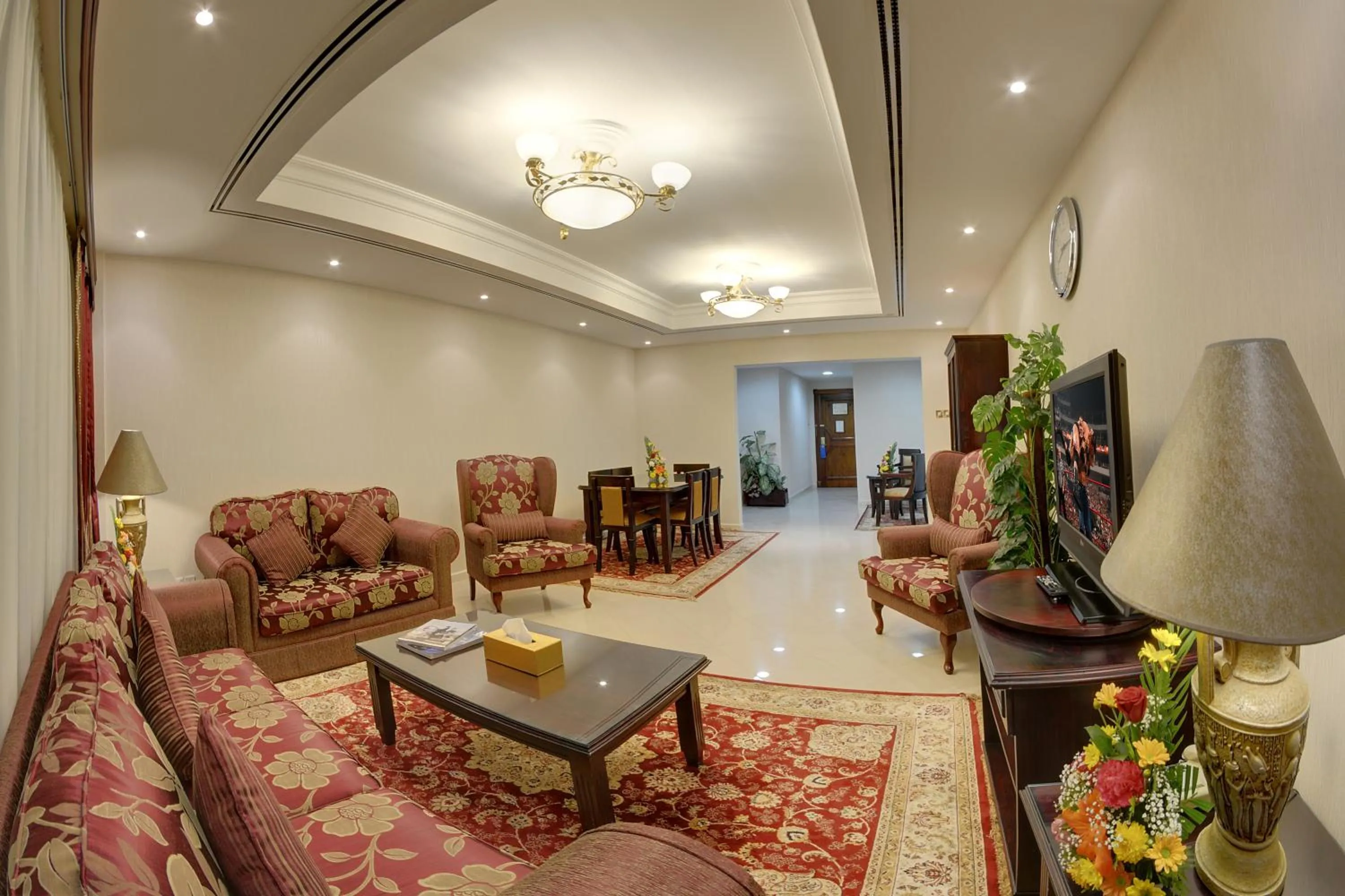 Living room in Deira Suites Deluxe Hotel Suites
