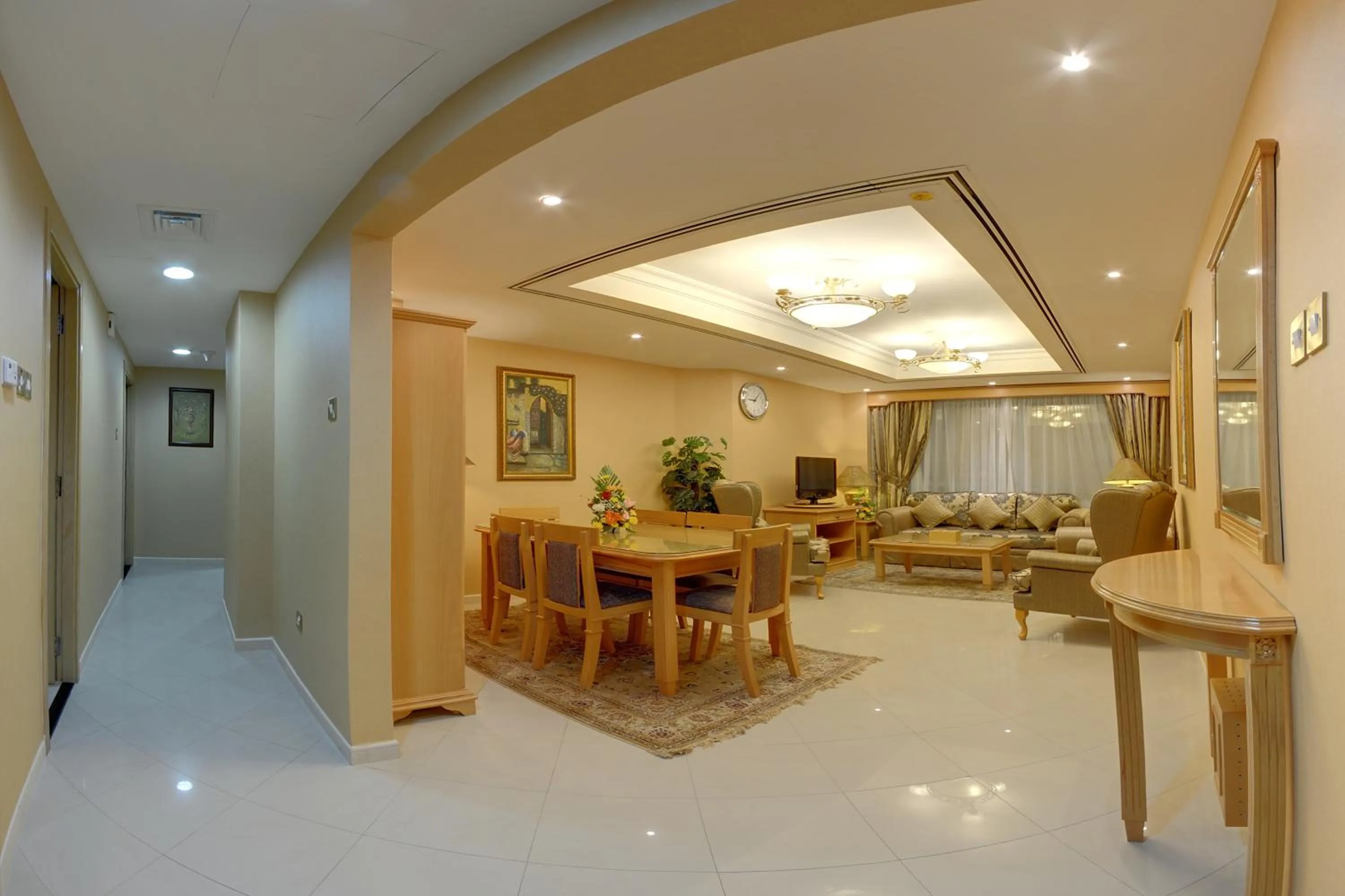 Living room in Deira Suites Deluxe Hotel Suites