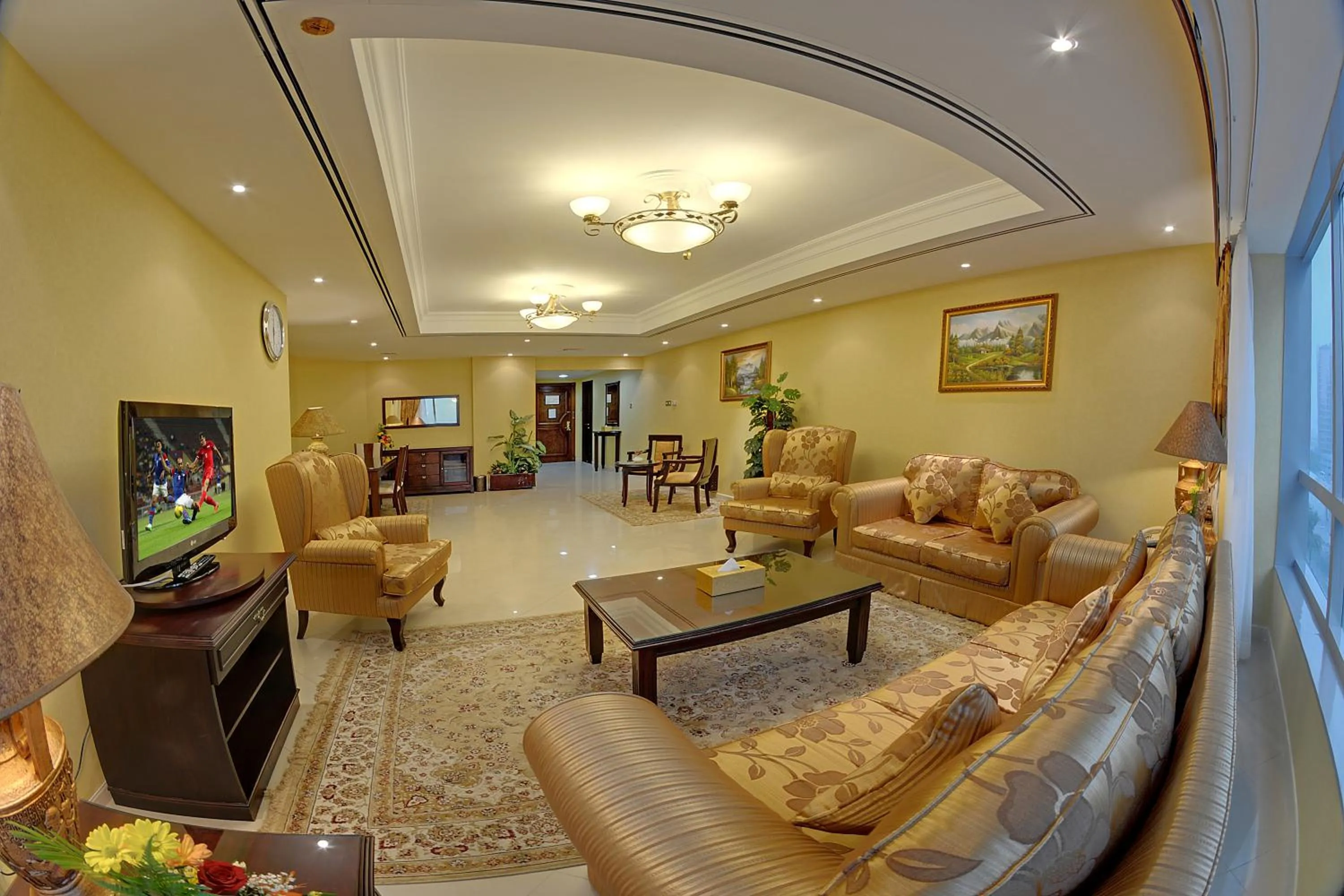 TV and multimedia in Deira Suites Deluxe Hotel Suites