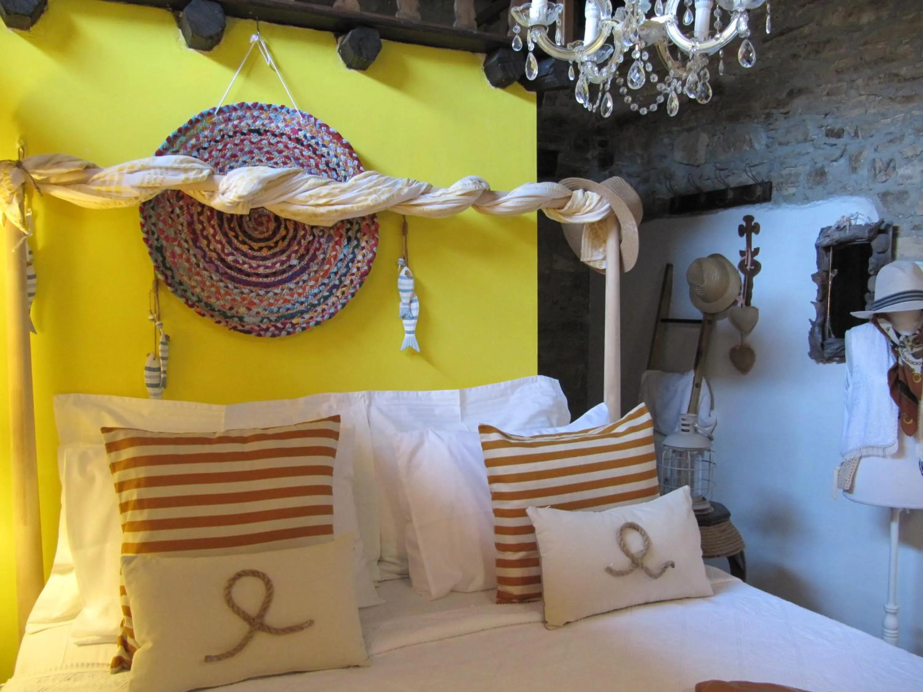 Bedroom, Bed in Stratos ArtDeco House