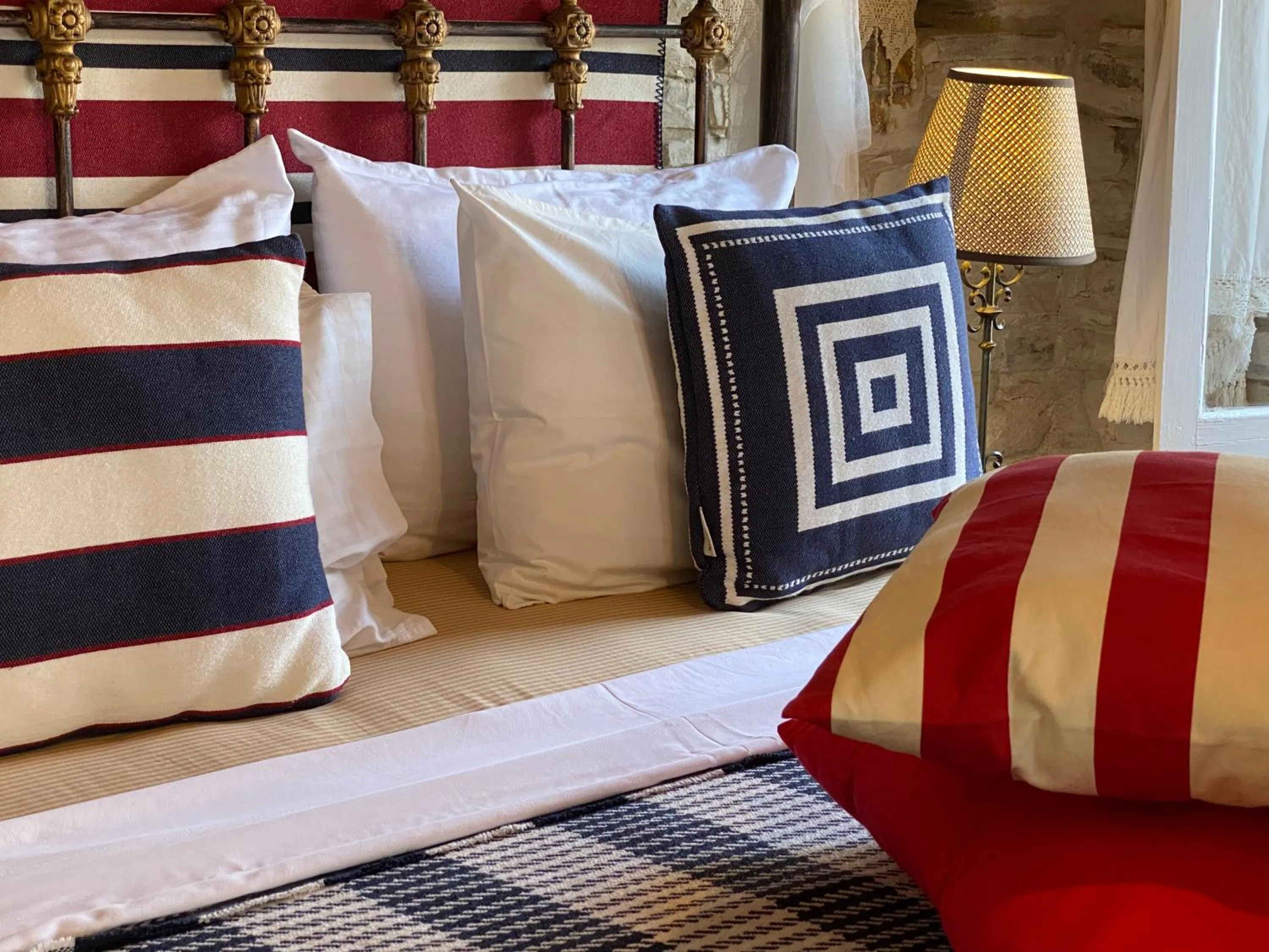 Bedroom, Bed in Stratos ArtDeco House