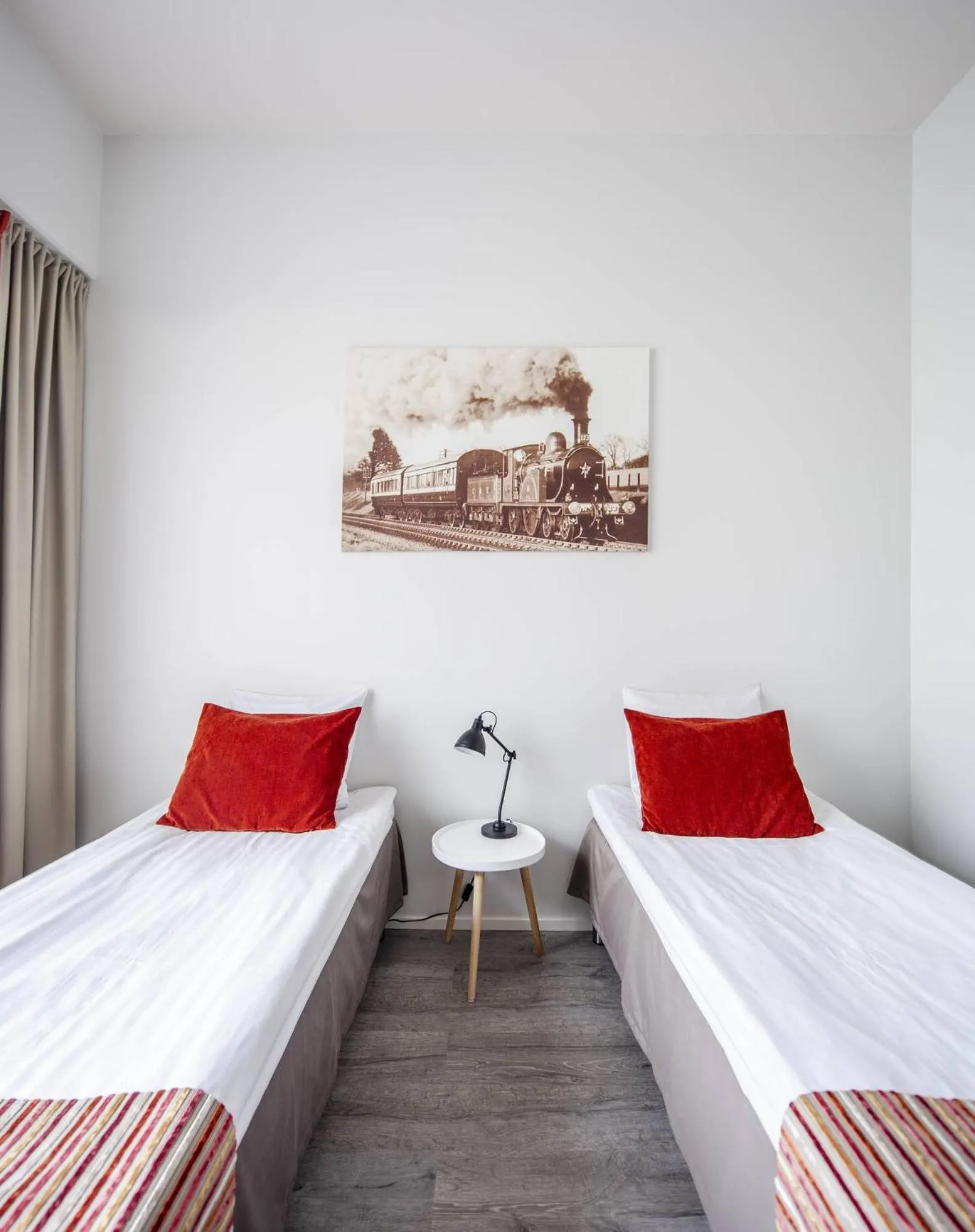 Photo of the whole room, Bed in Hotel Seurahuone Riihimäki