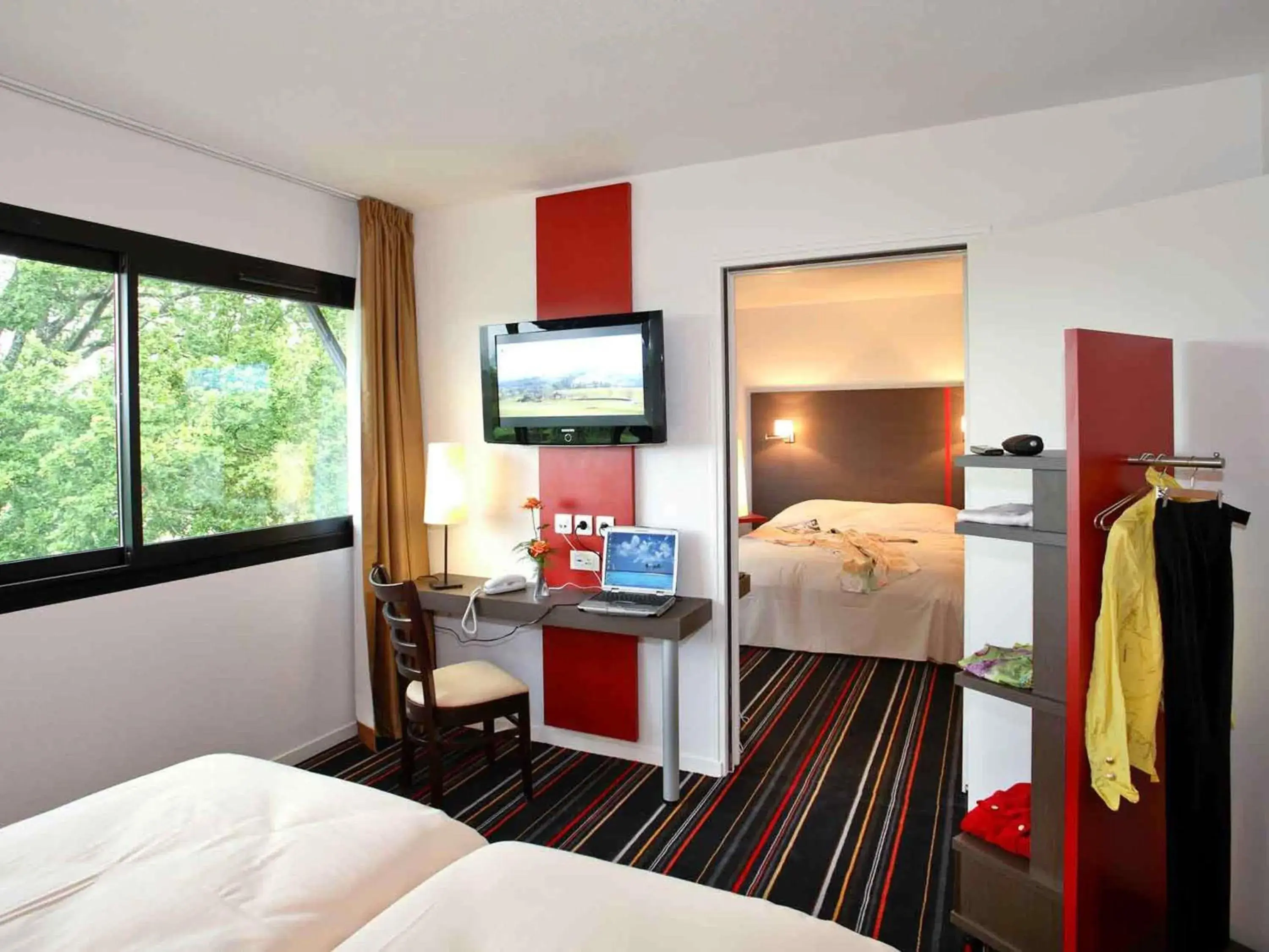 Bedroom, Bed in ibis Styles Segre Bedroom, Bed in ibis Styles Segre
