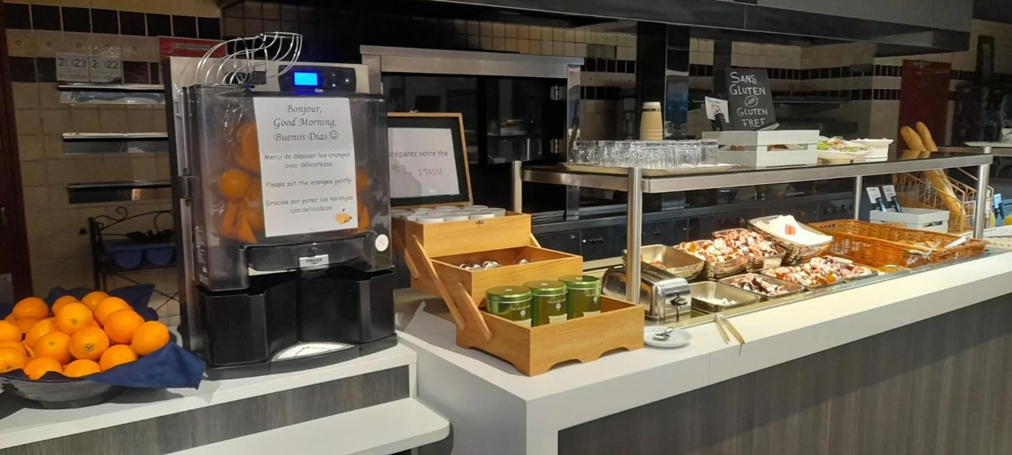 Buffet breakfast in ibis Styles Segre