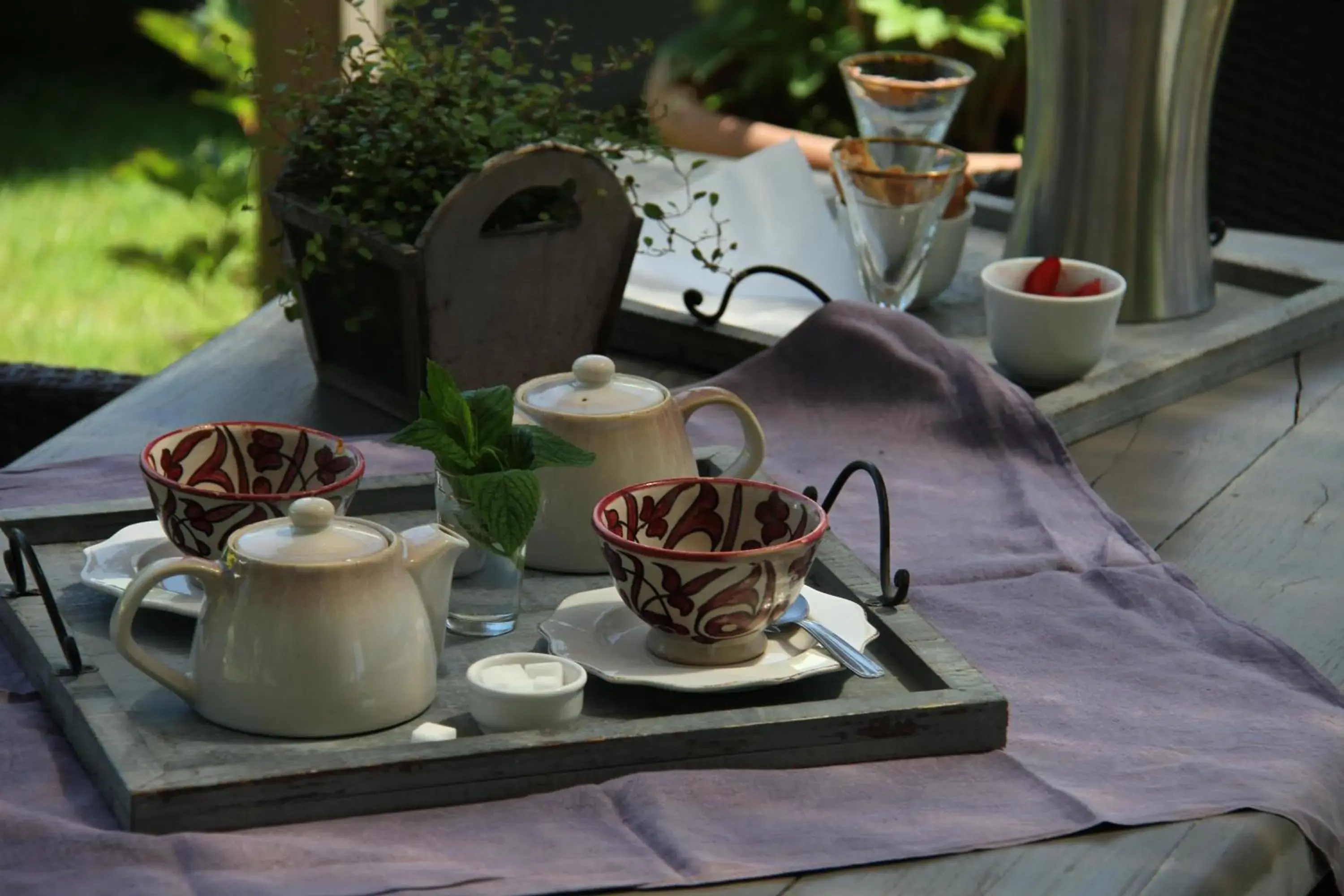 Garden, Breakfast in Hôtel De La Chapelle