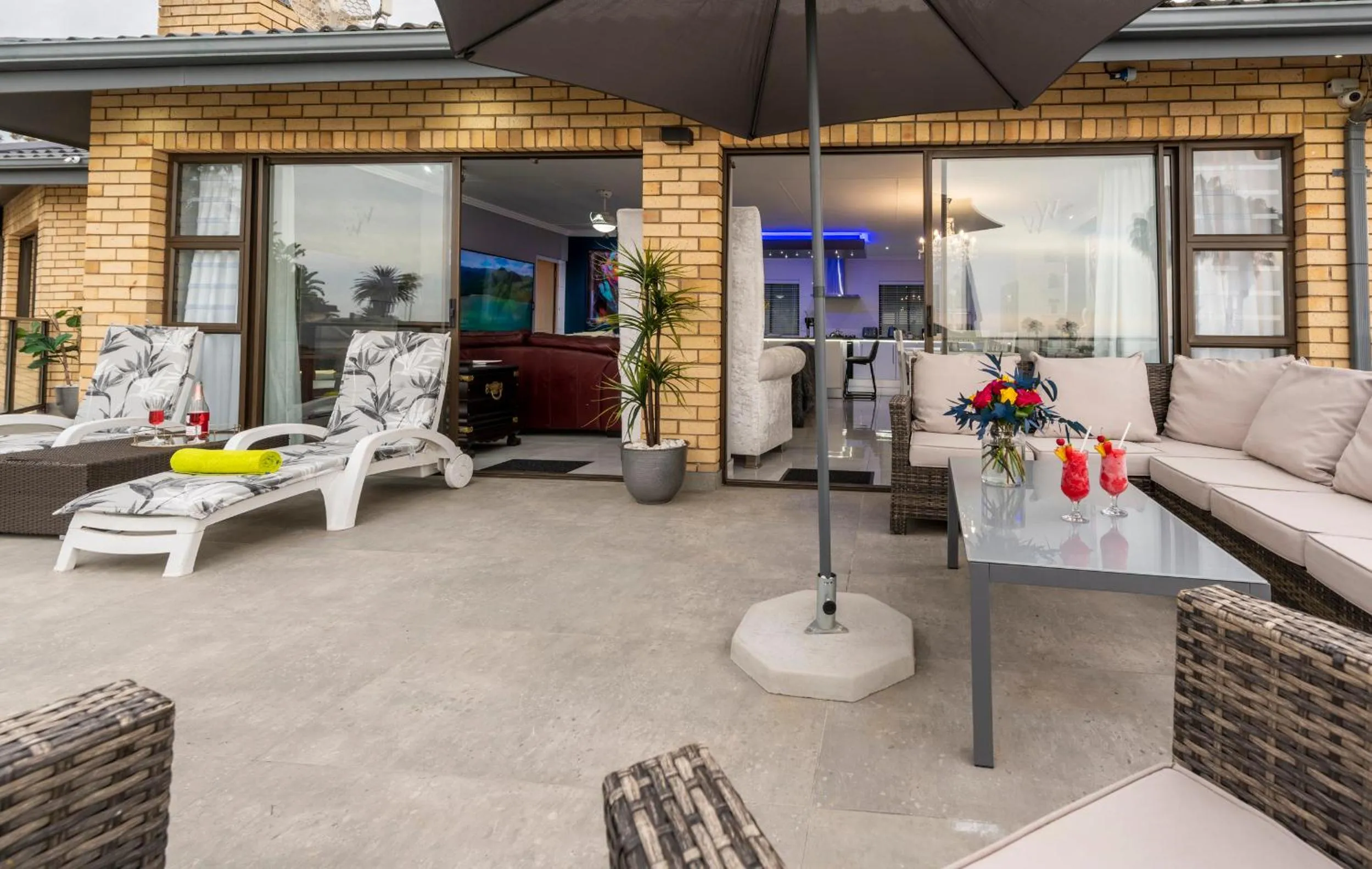 Patio in Wilderness Waters Boutique Suites - Adults Only