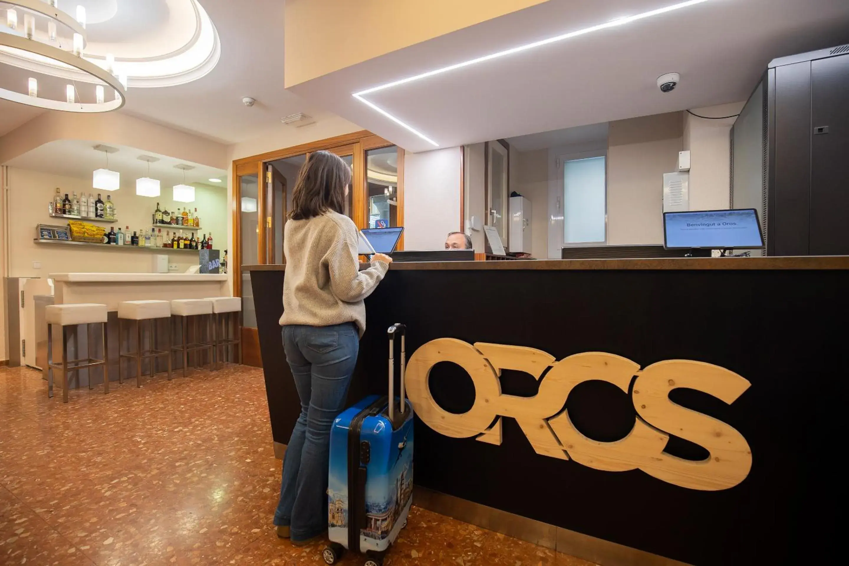 Lobby or reception in Hotel Oros by Nexta Lobby or reception in Hotel Oros by Nexta