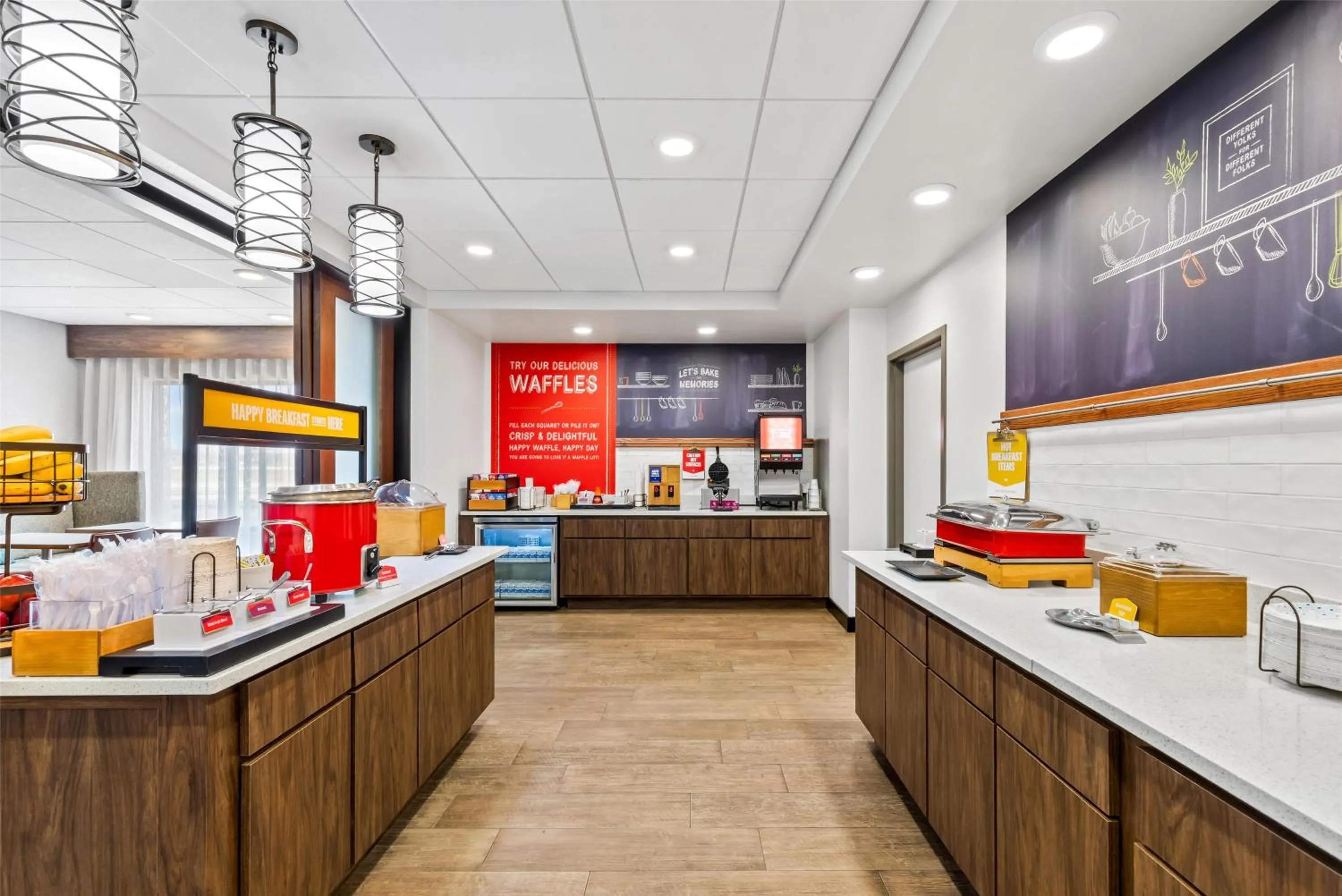 Breakfast in Hampton Inn Fond du Lac