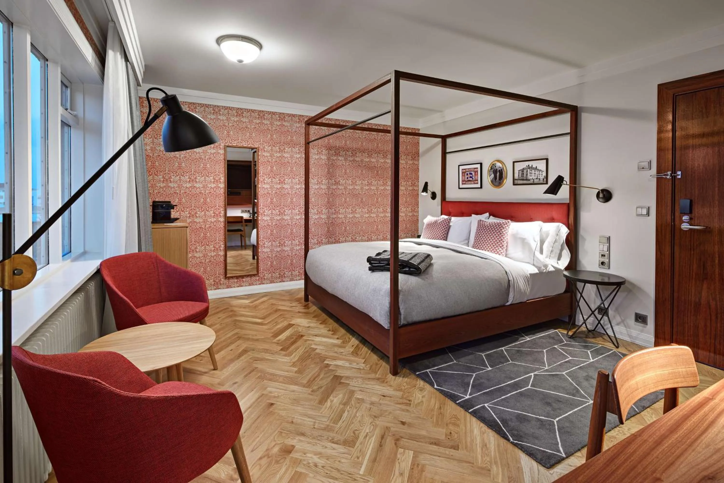 Bedroom, Bed in Canopy by Hilton Reykjavik City Centre