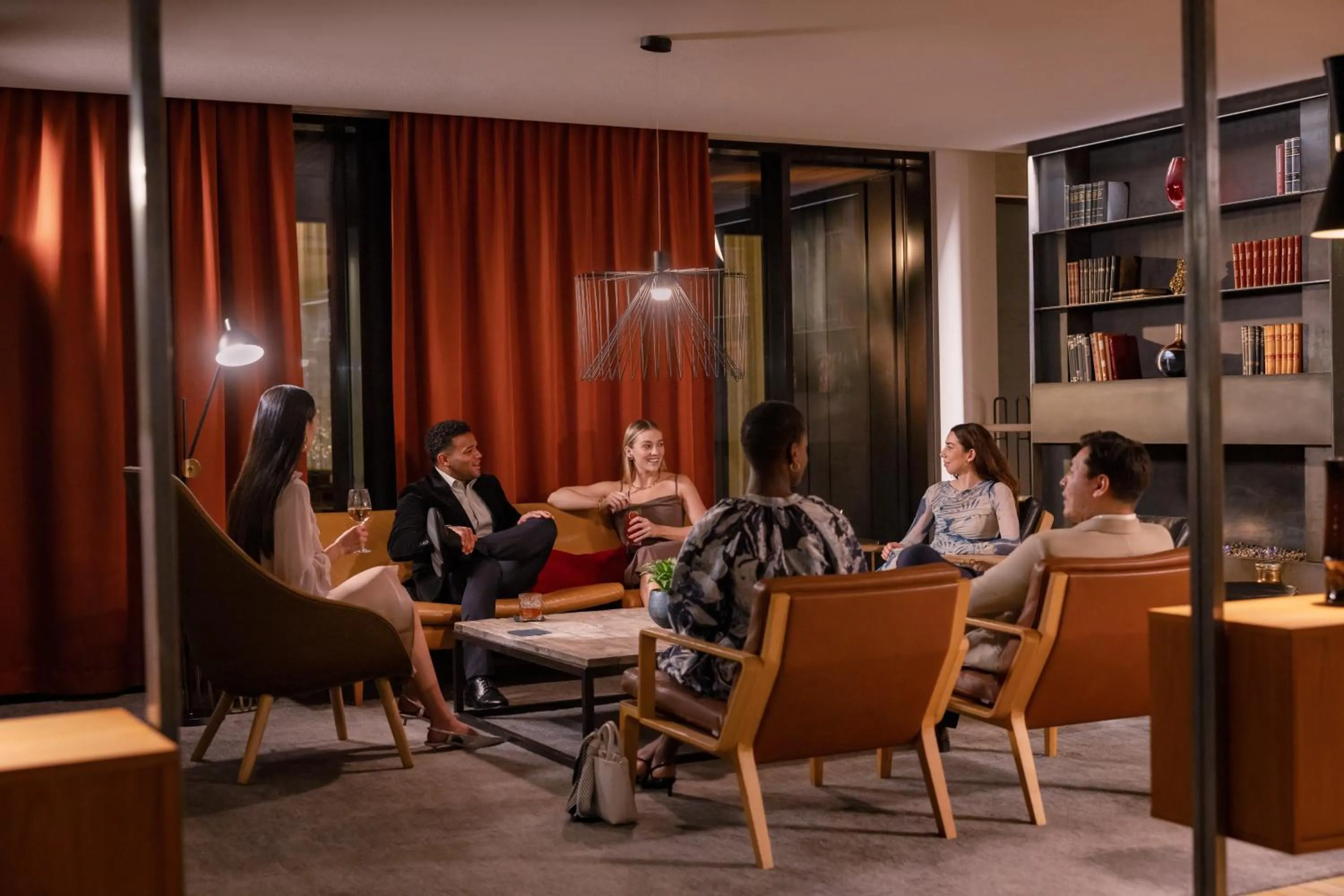 Lounge or bar in Canopy by Hilton Reykjavik City Centre