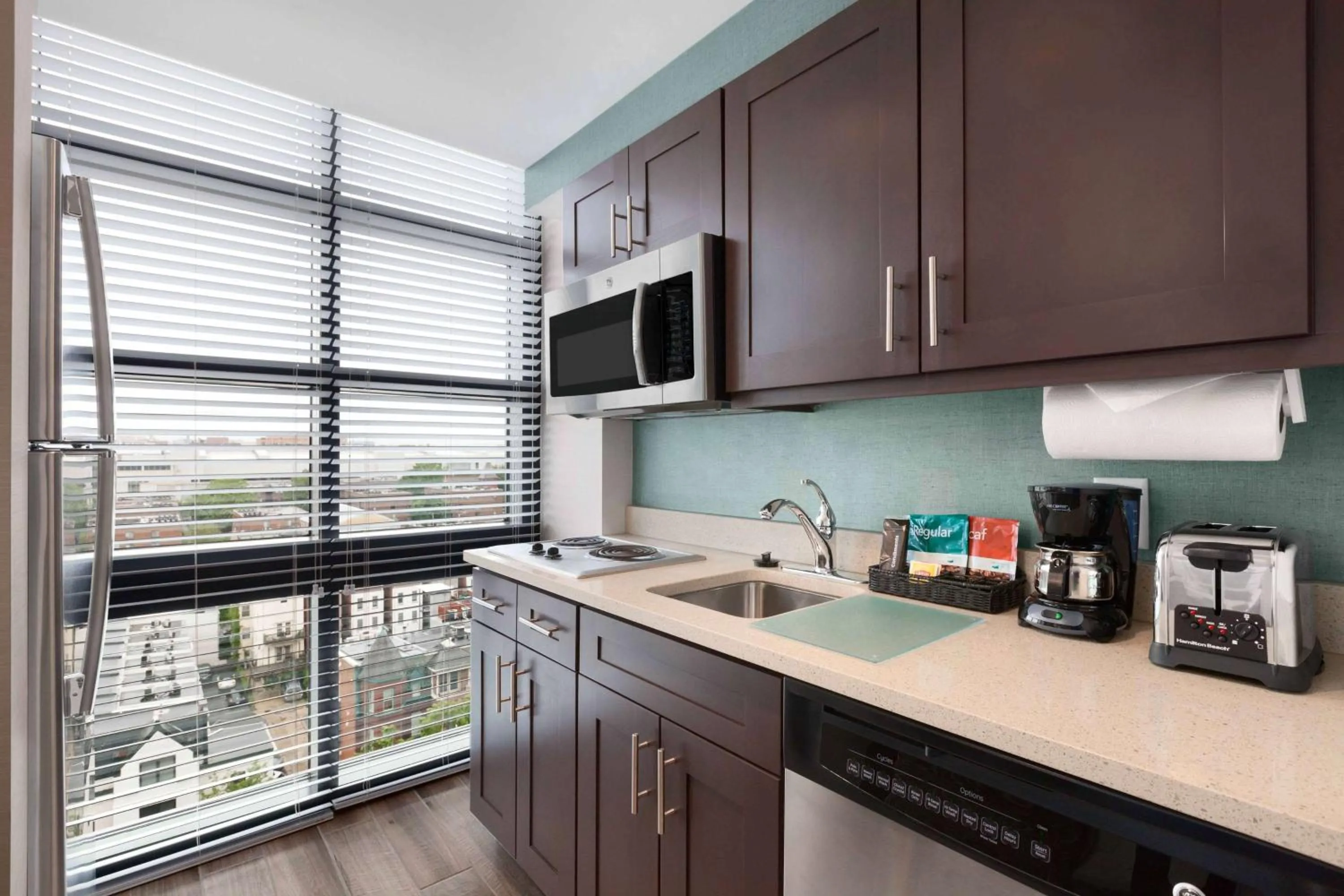 Kitchen or kitchenette in Homewood Suites by Hilton Washington DC Convention Center