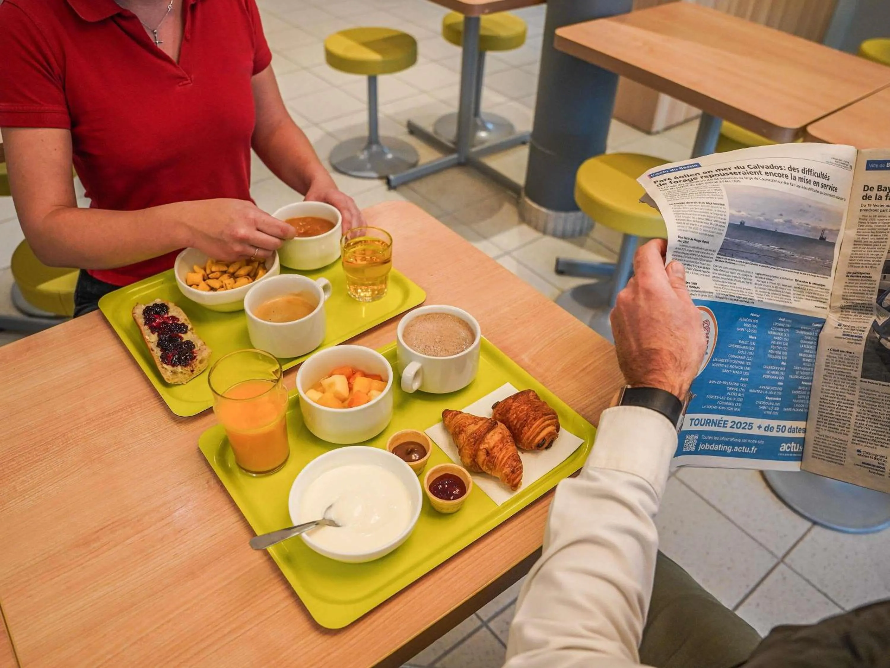 Breakfast in Ibis Budget Bayeux