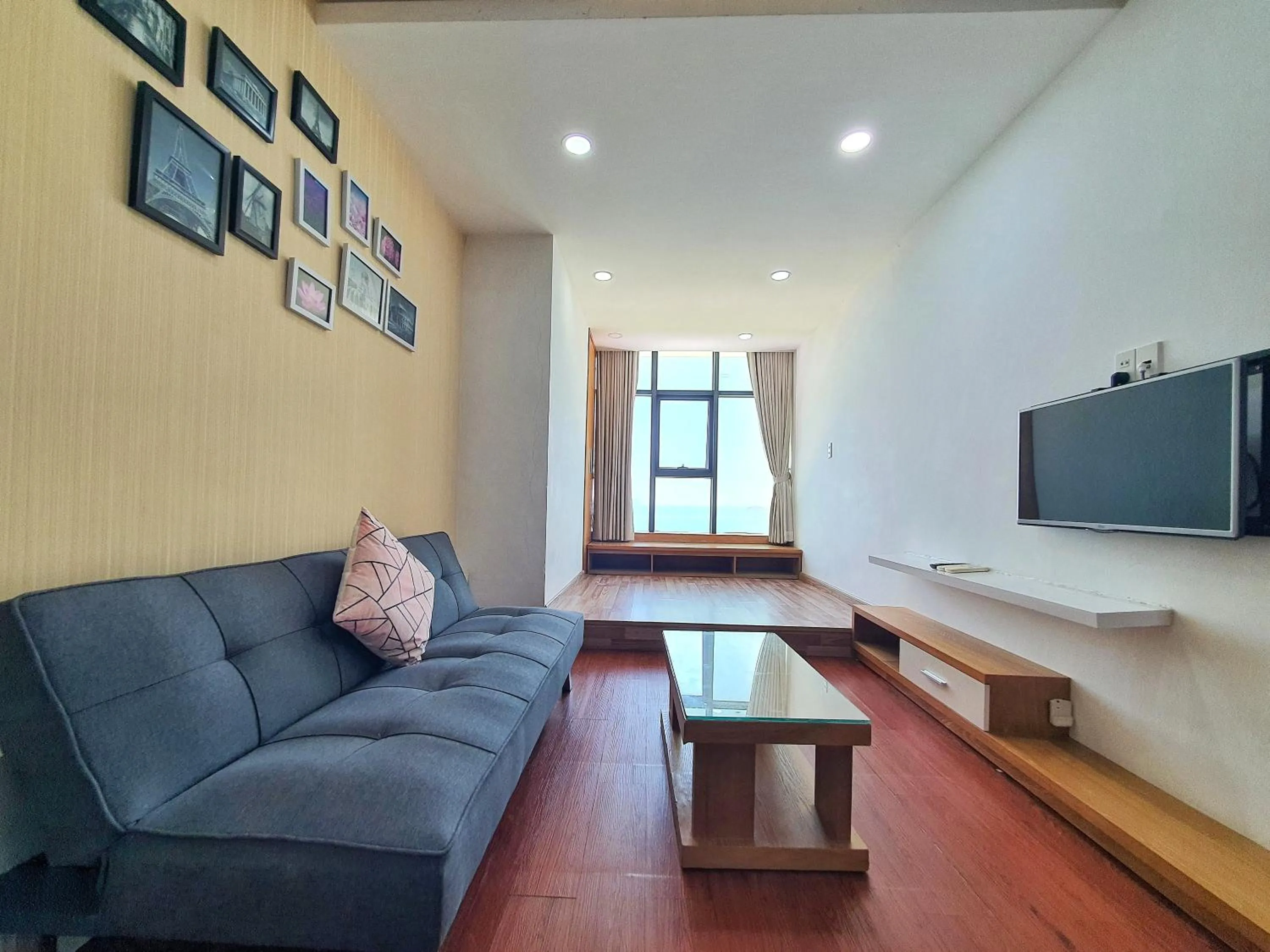 Living room in Gold Ocean Apartment Nha Trang