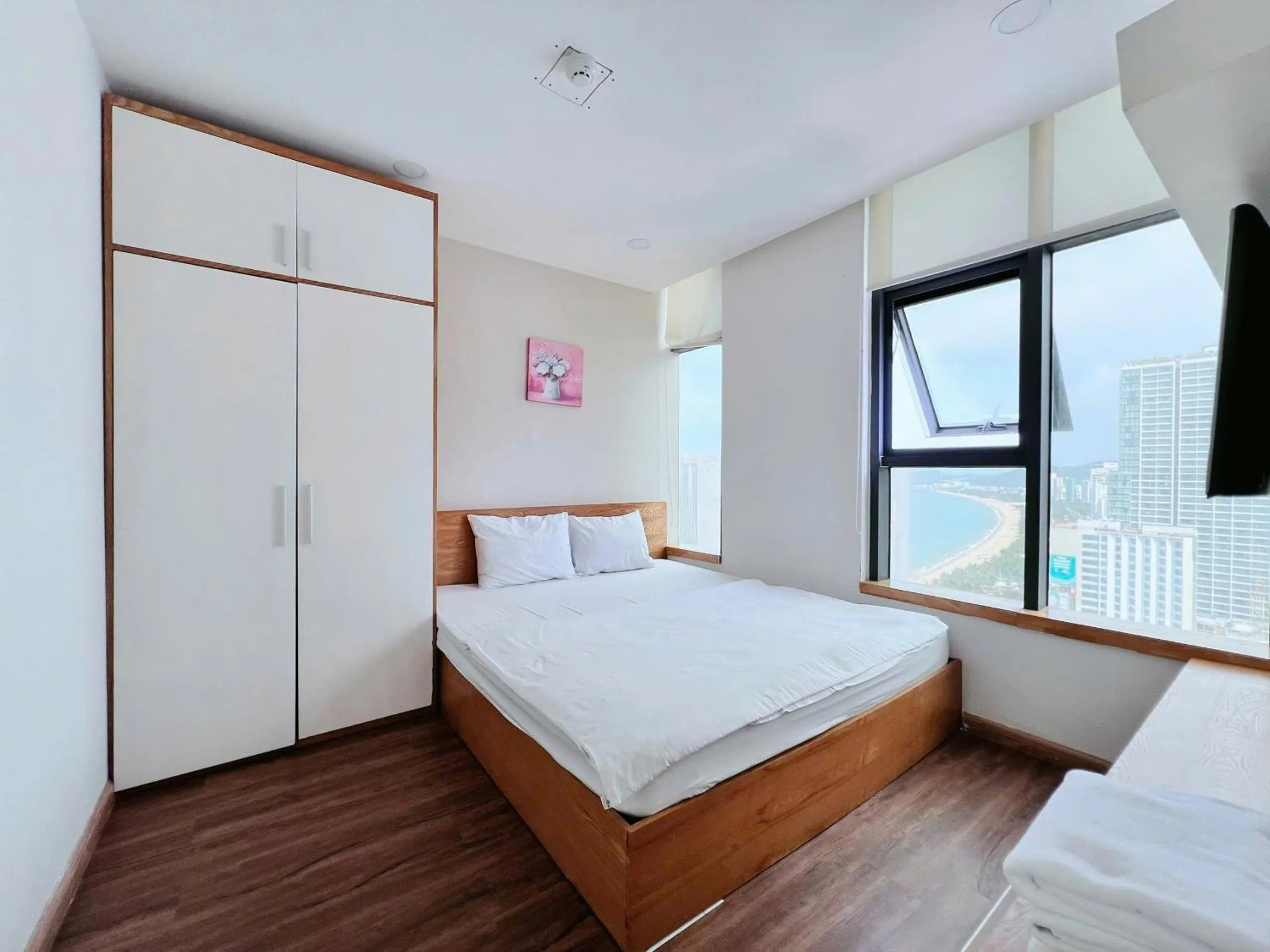 Bed in Gold Ocean Apartment Nha Trang
