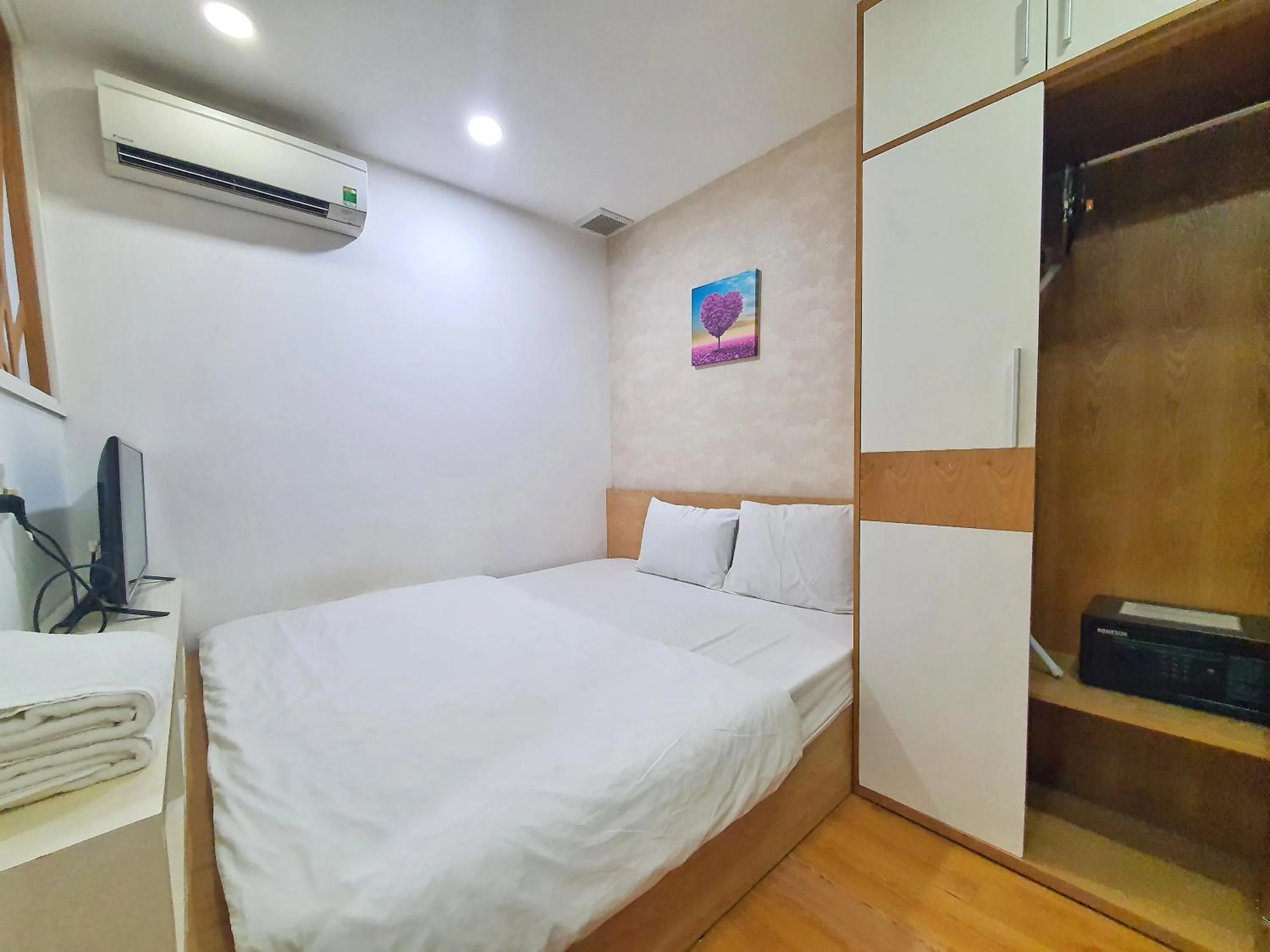 Bed in Gold Ocean Apartment Nha Trang