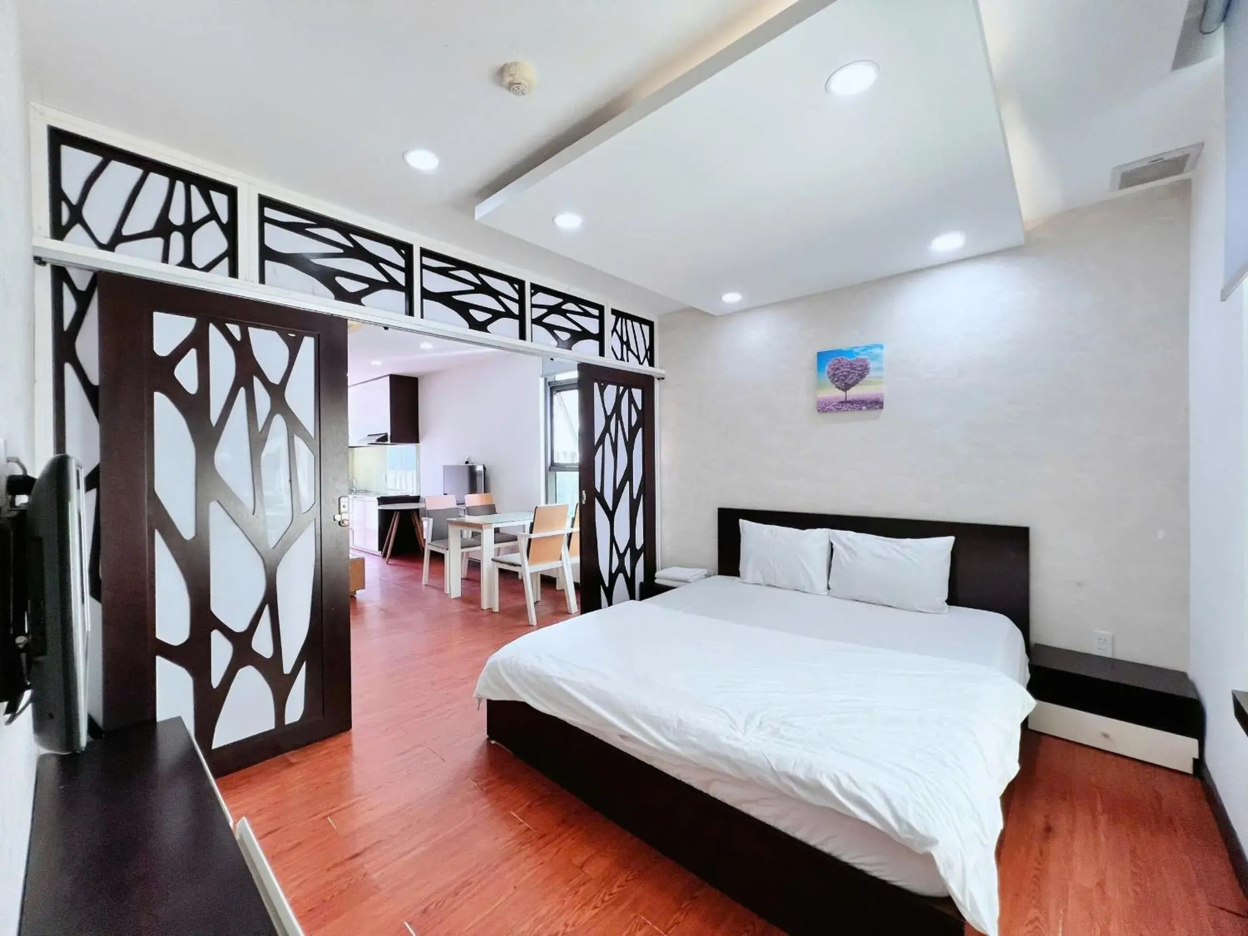 Bed in Gold Ocean Apartment Nha Trang Bed in Gold Ocean Apartment Nha Trang
