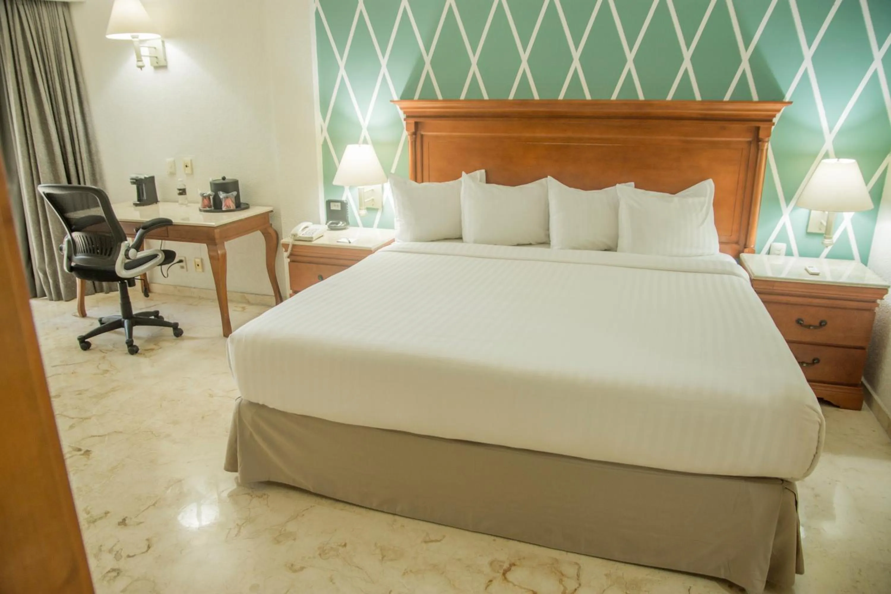 Bed in Continental Caribe Bay