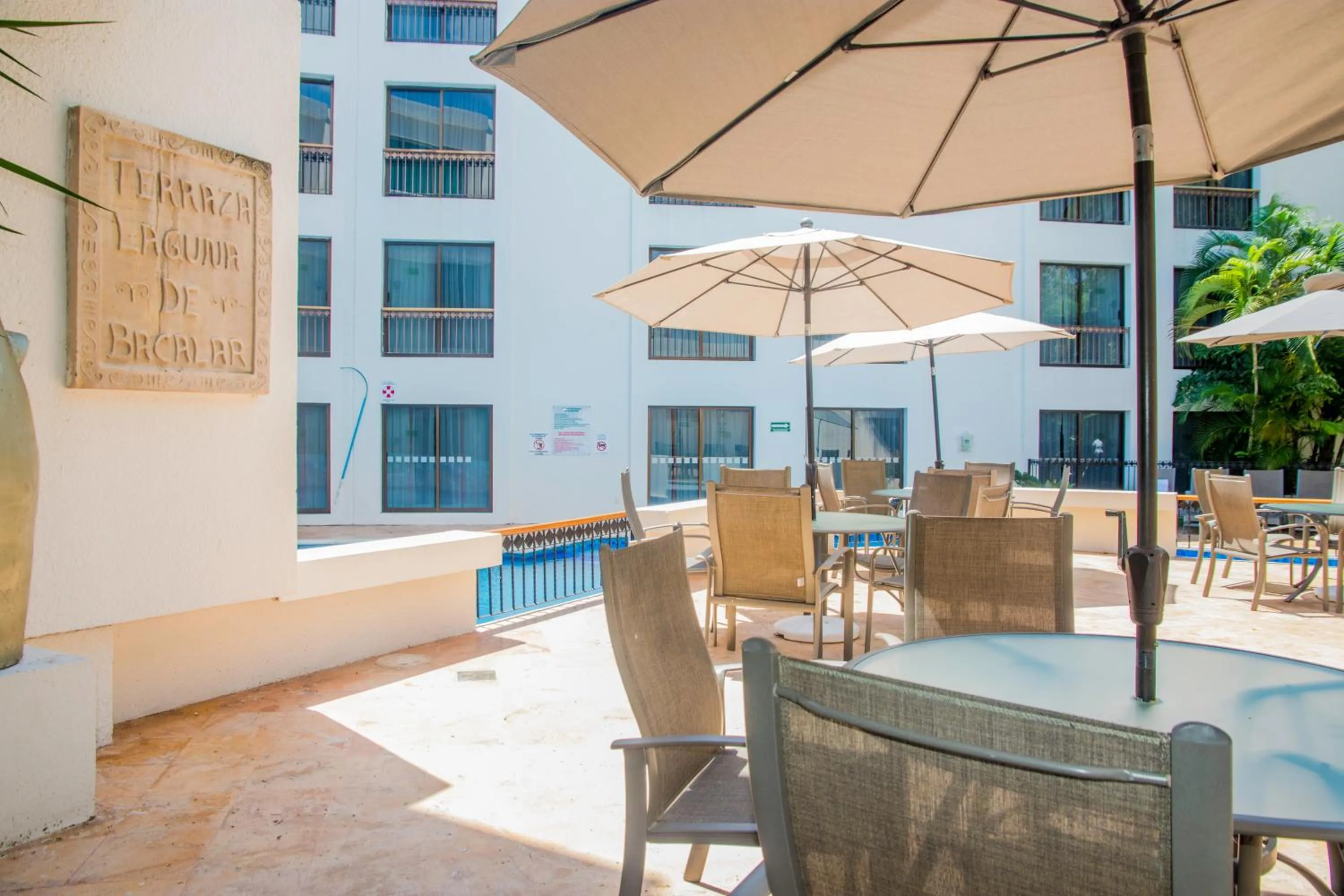 Patio in Continental Caribe Bay