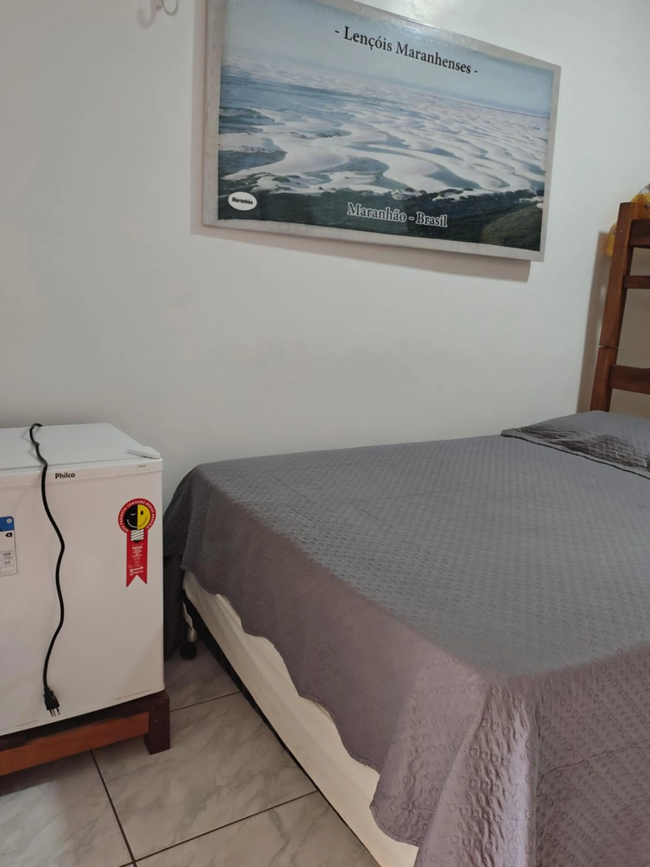 minibar, Bed in Pousada Jatobá