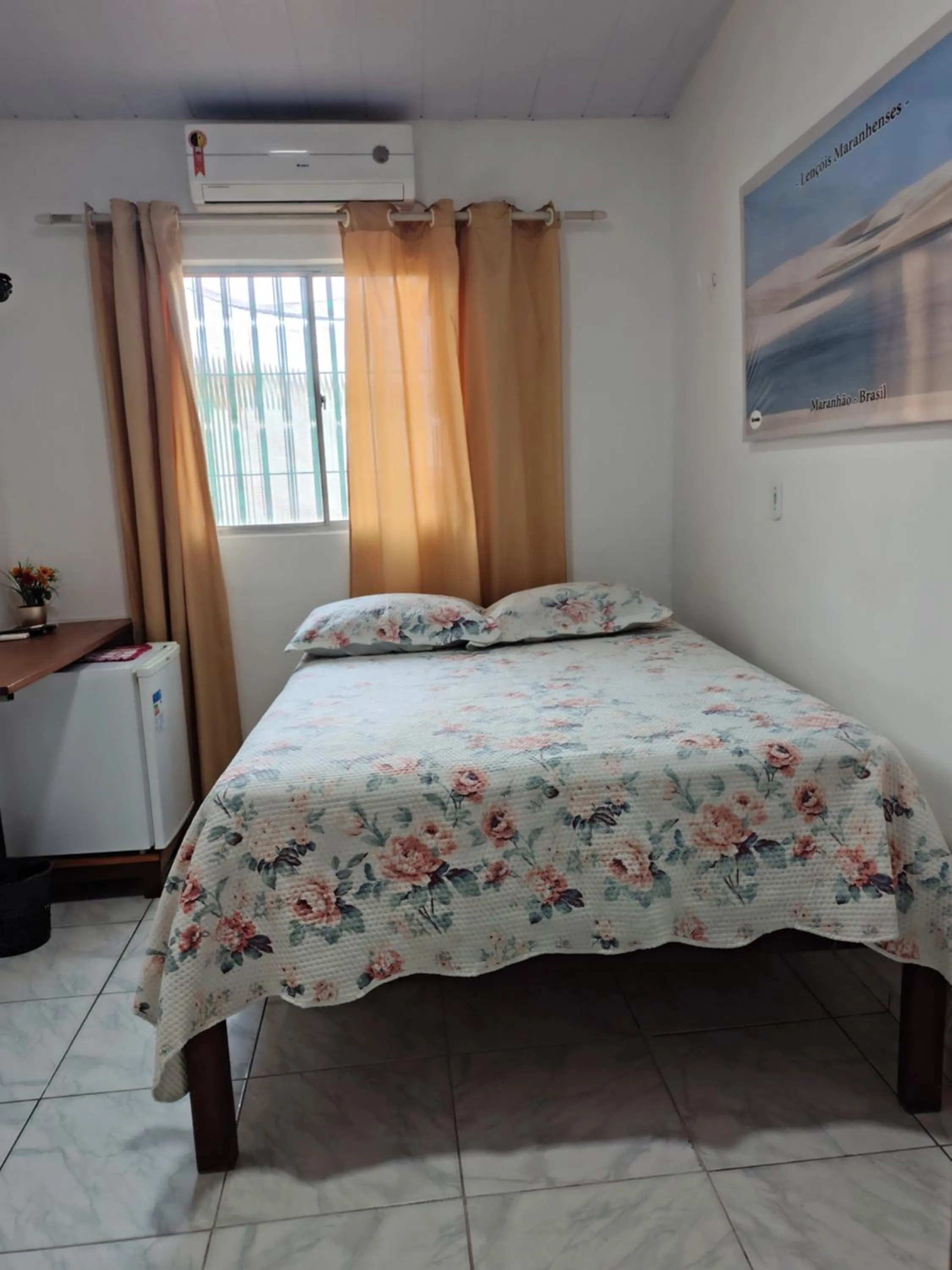 Bed in Pousada Jatobá
