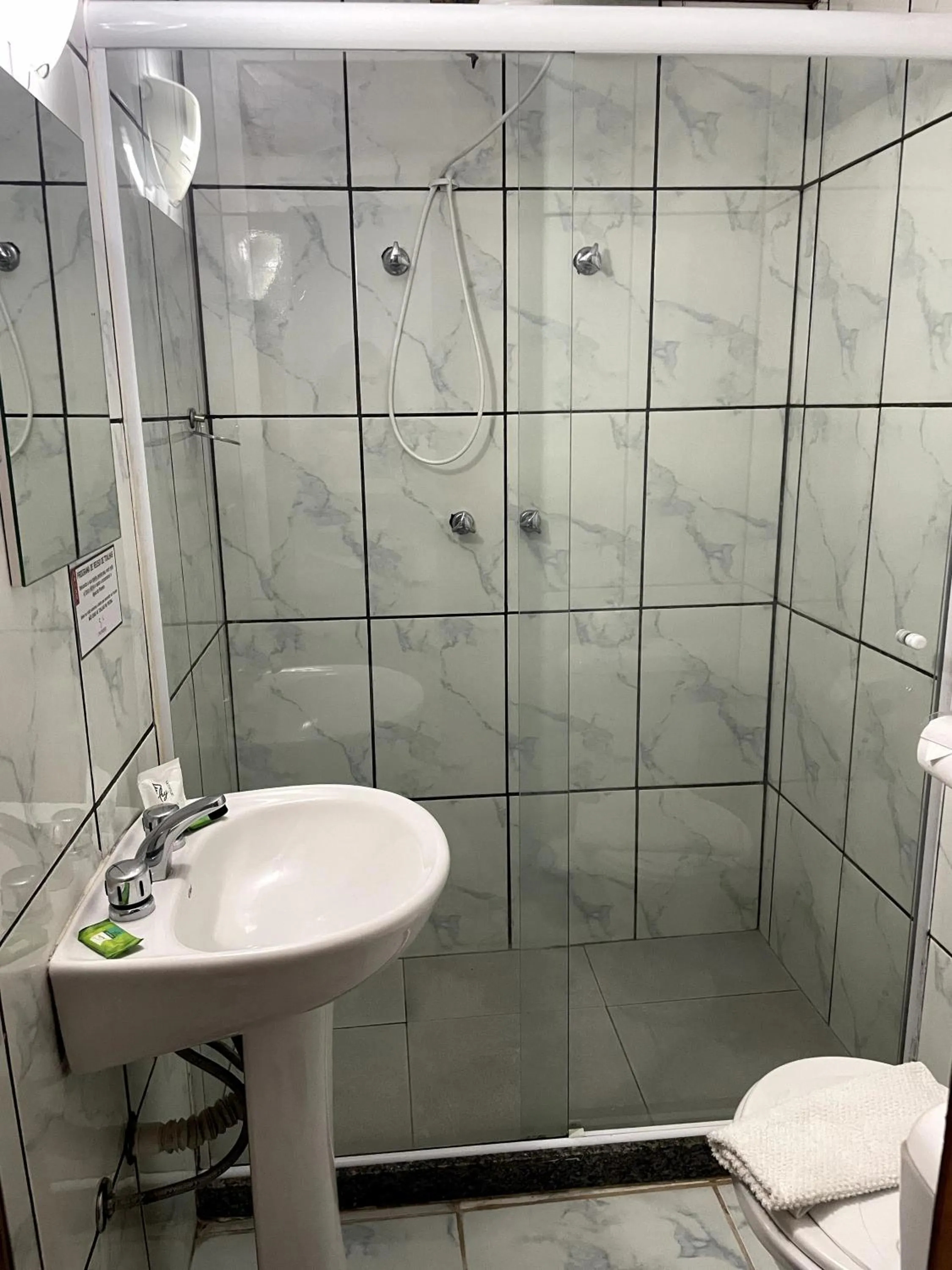 Bathroom in Pousada Sitio Sossego