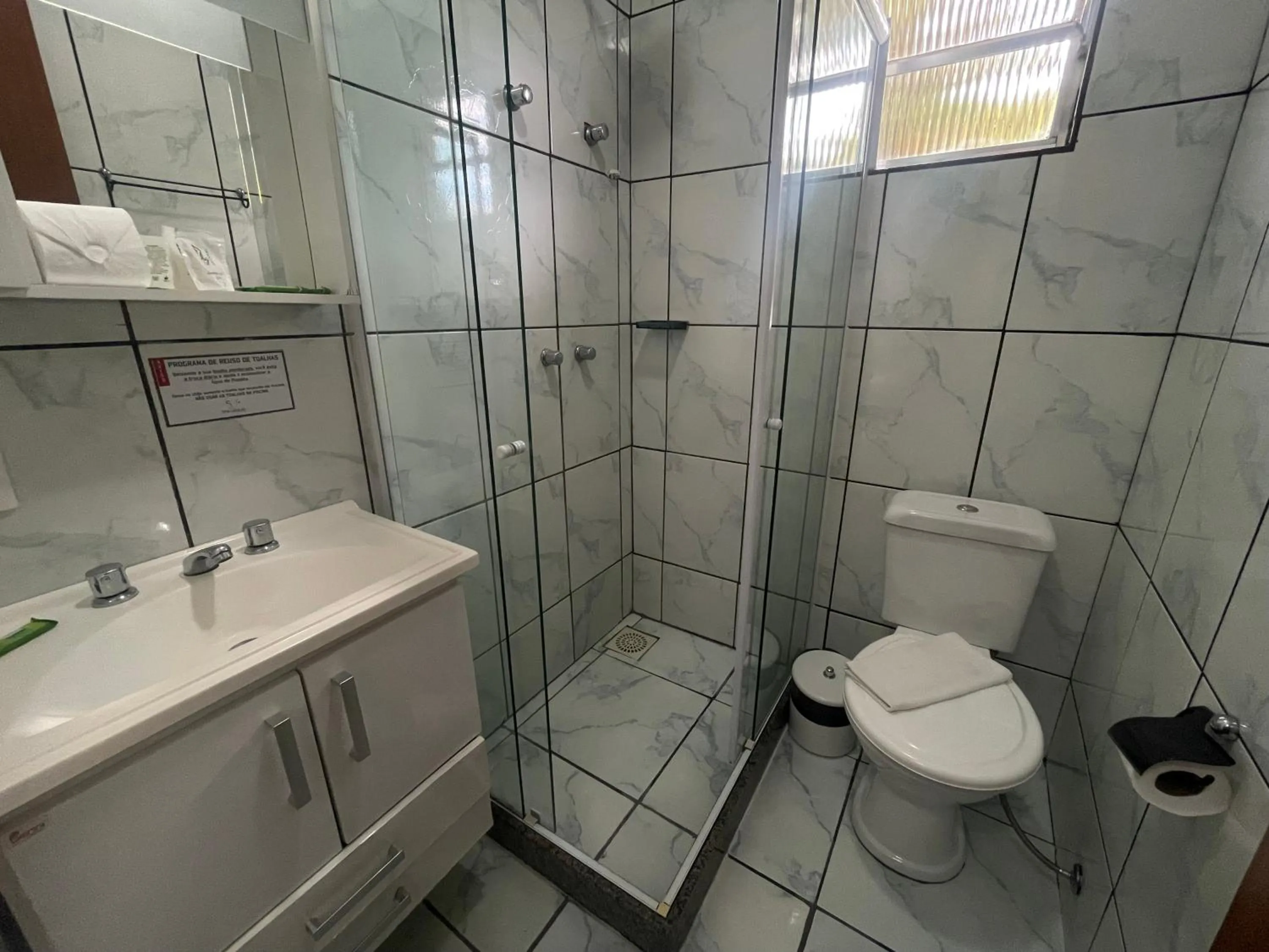 Bathroom in Pousada Sitio Sossego