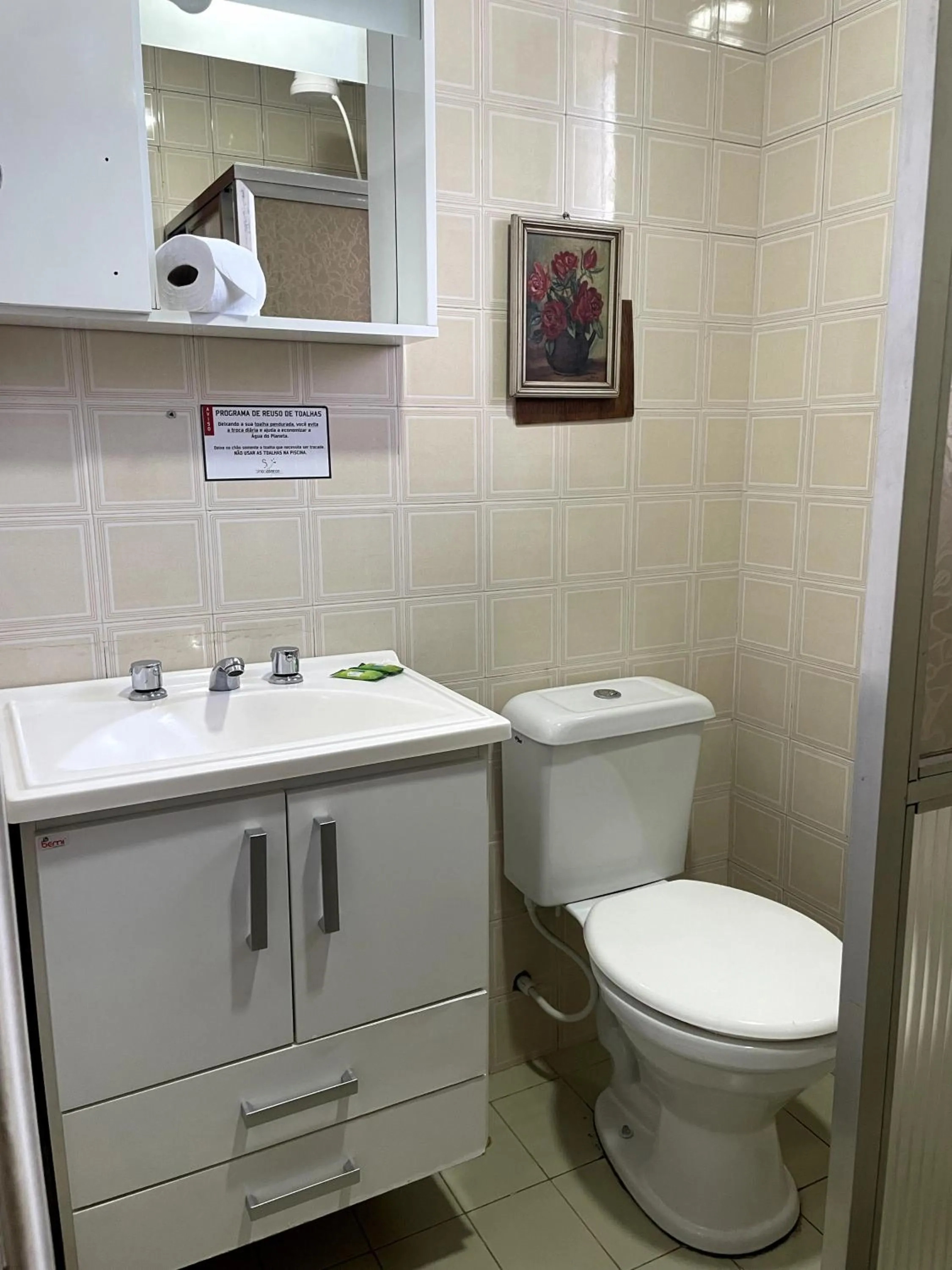 Bathroom in Pousada Sitio Sossego