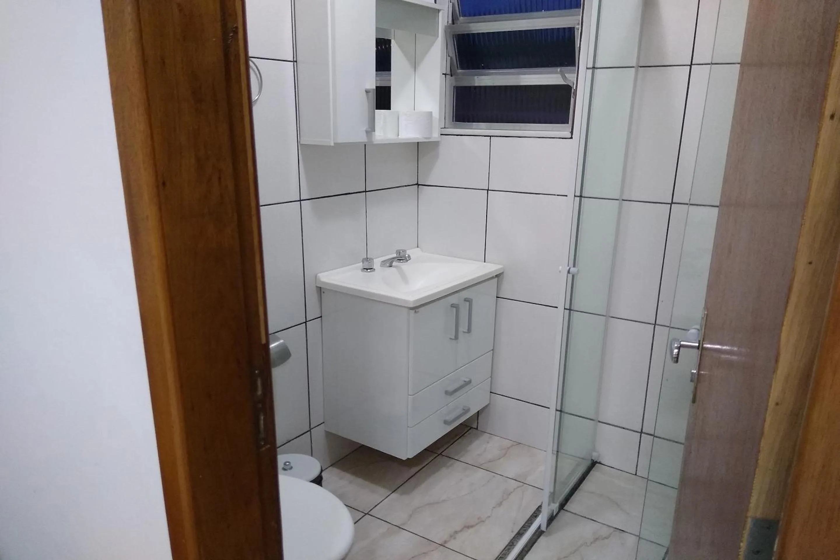 Bathroom in Pousada Sitio Sossego