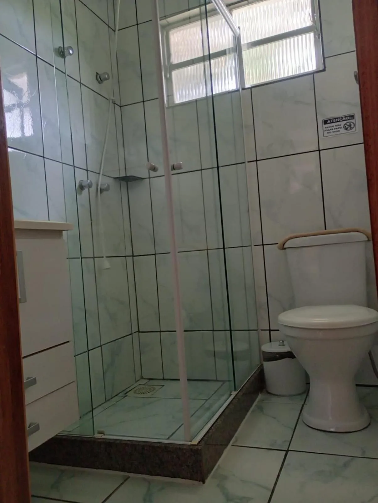 Bathroom in Pousada Sitio Sossego