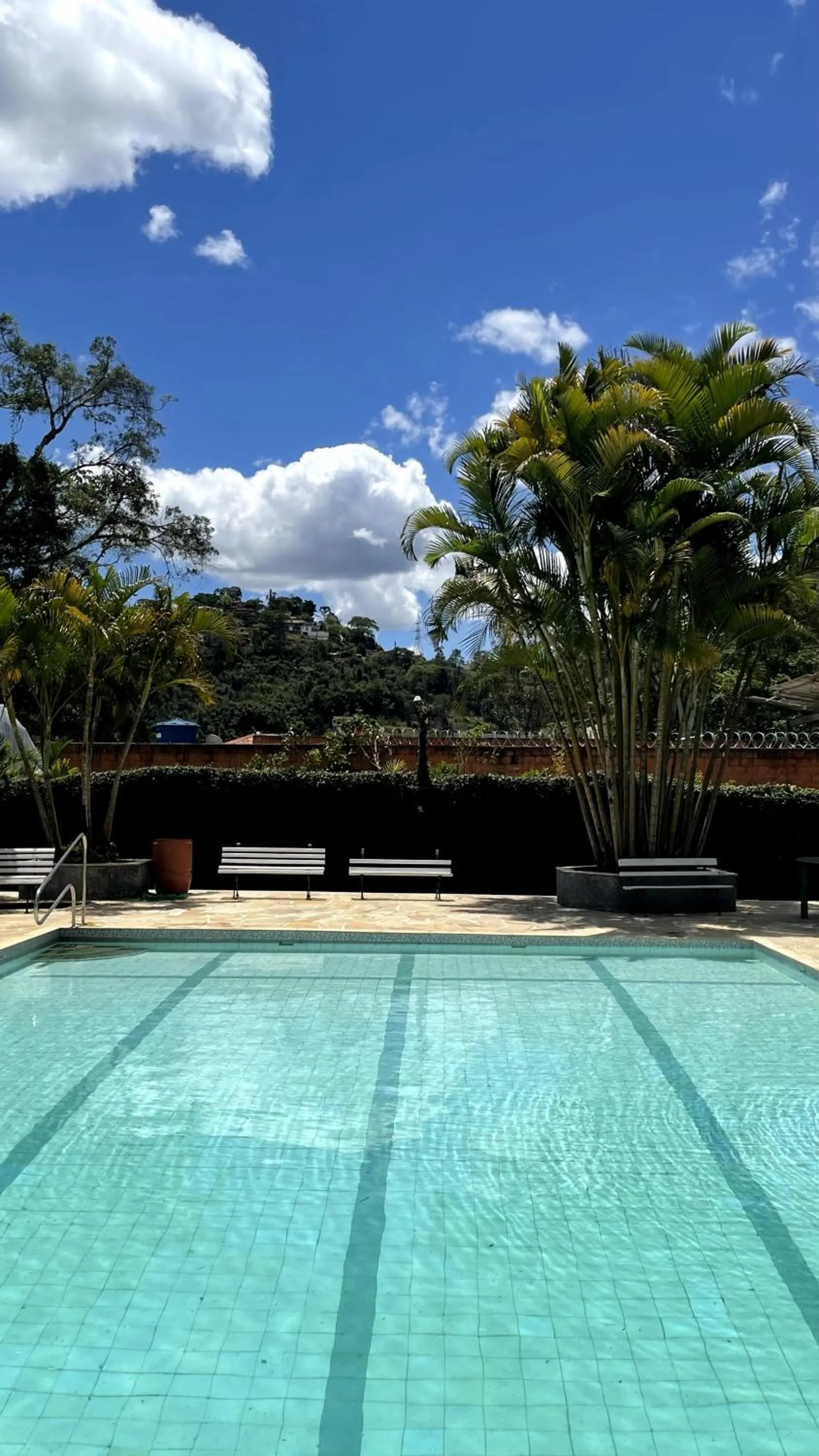 Pool view in Pousada Sitio Sossego