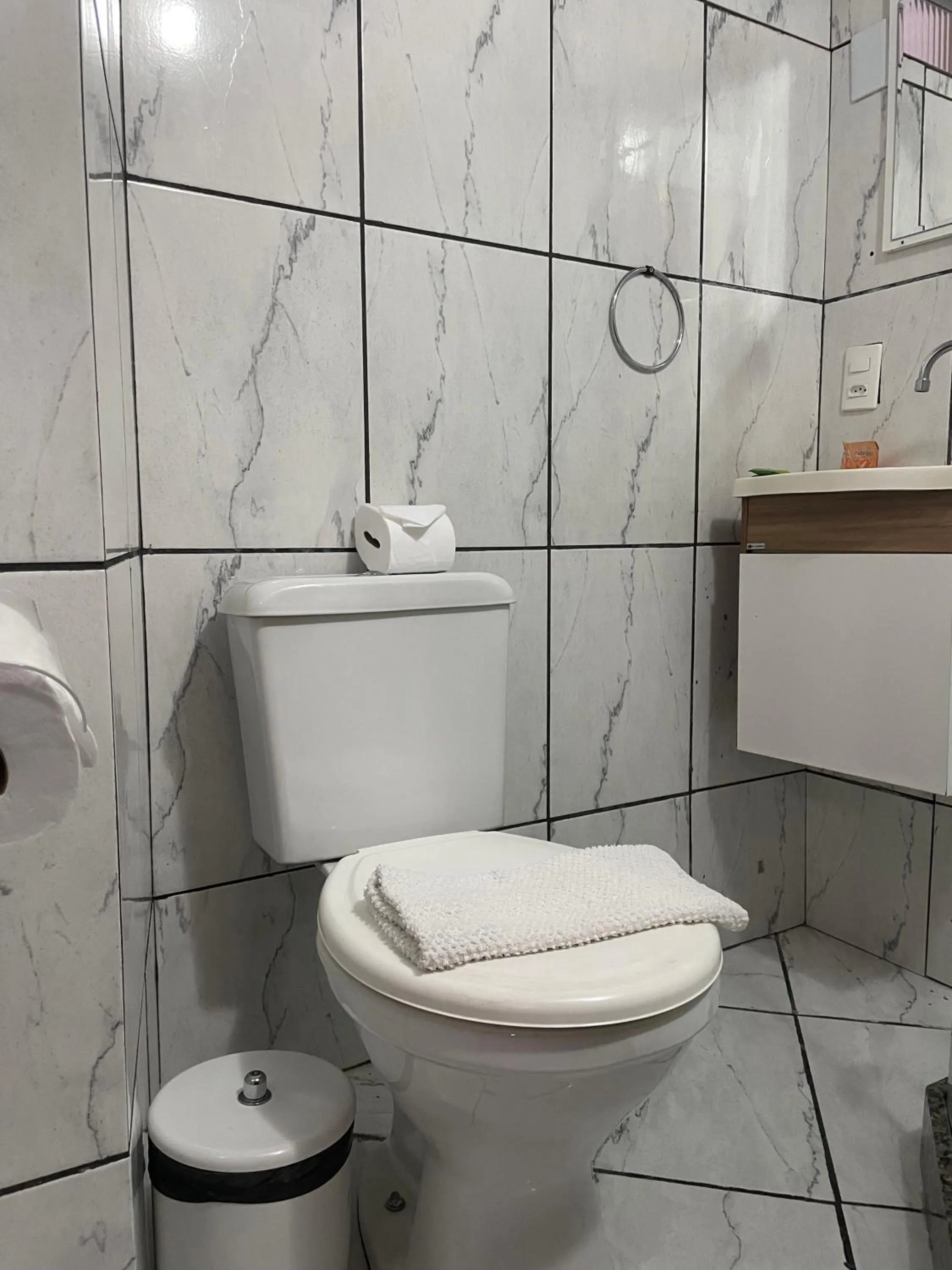 Bathroom in Pousada Sitio Sossego