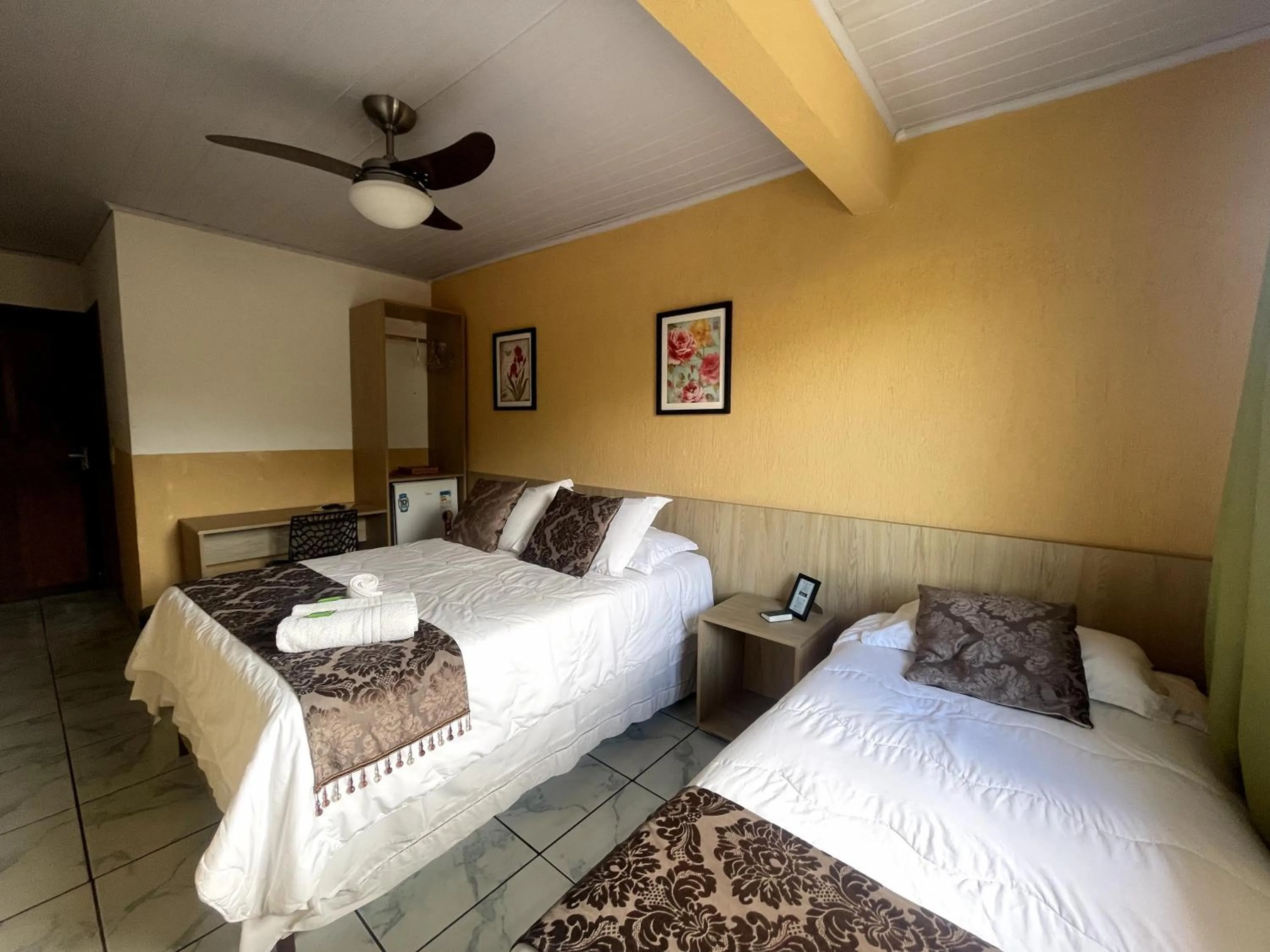 Bed in Pousada Sitio Sossego