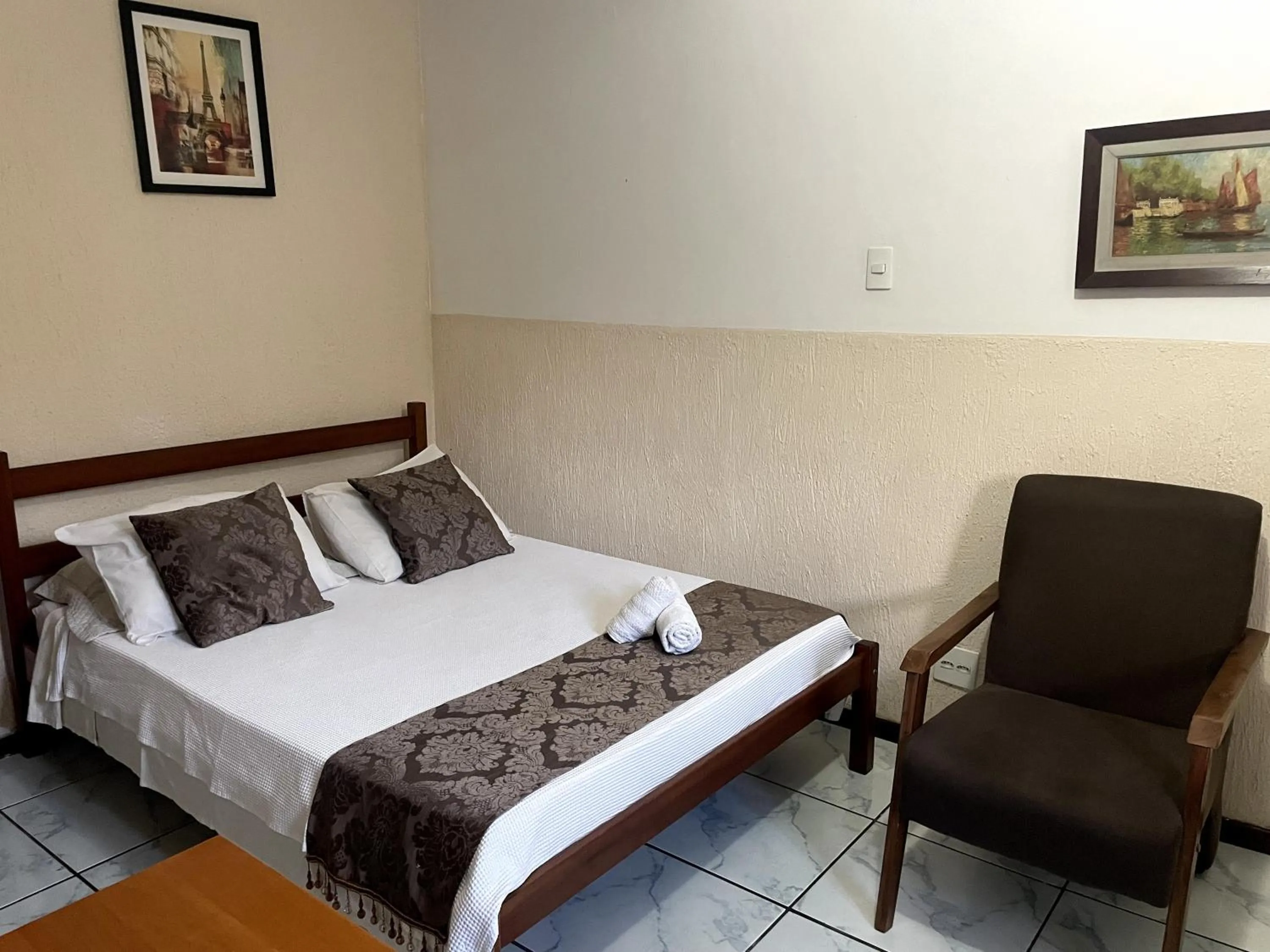 Bed in Pousada Sitio Sossego