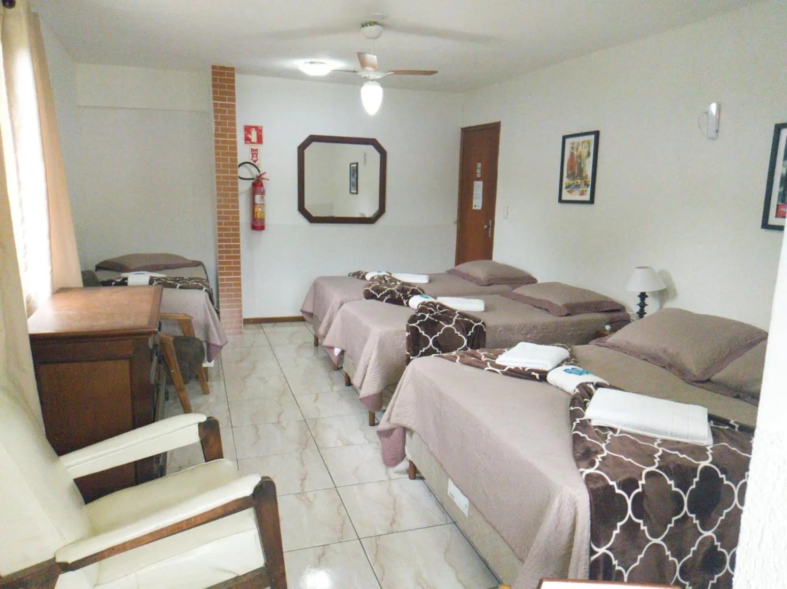 Bed in Pousada Sitio Sossego