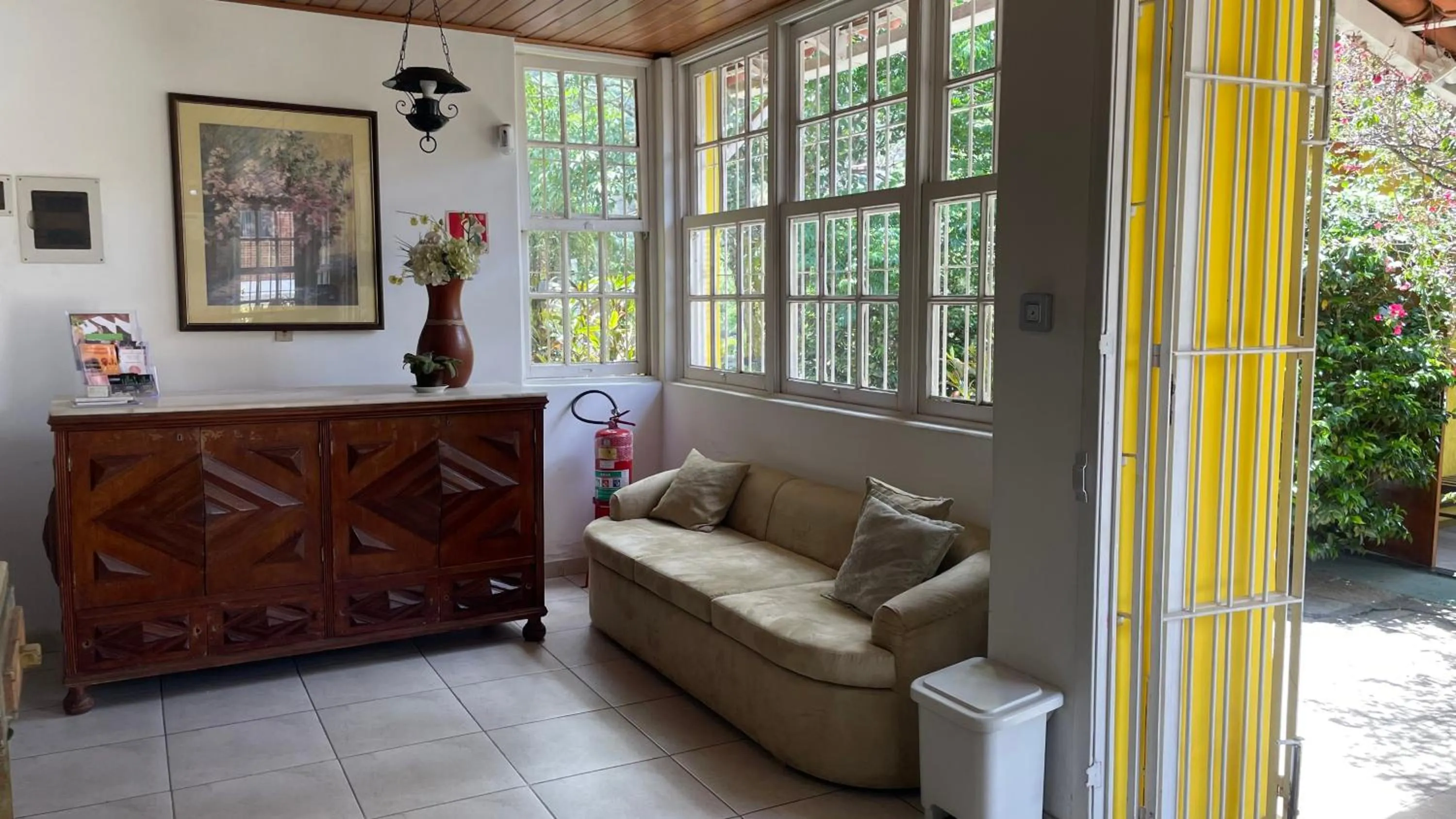 Living room in Pousada Sitio Sossego