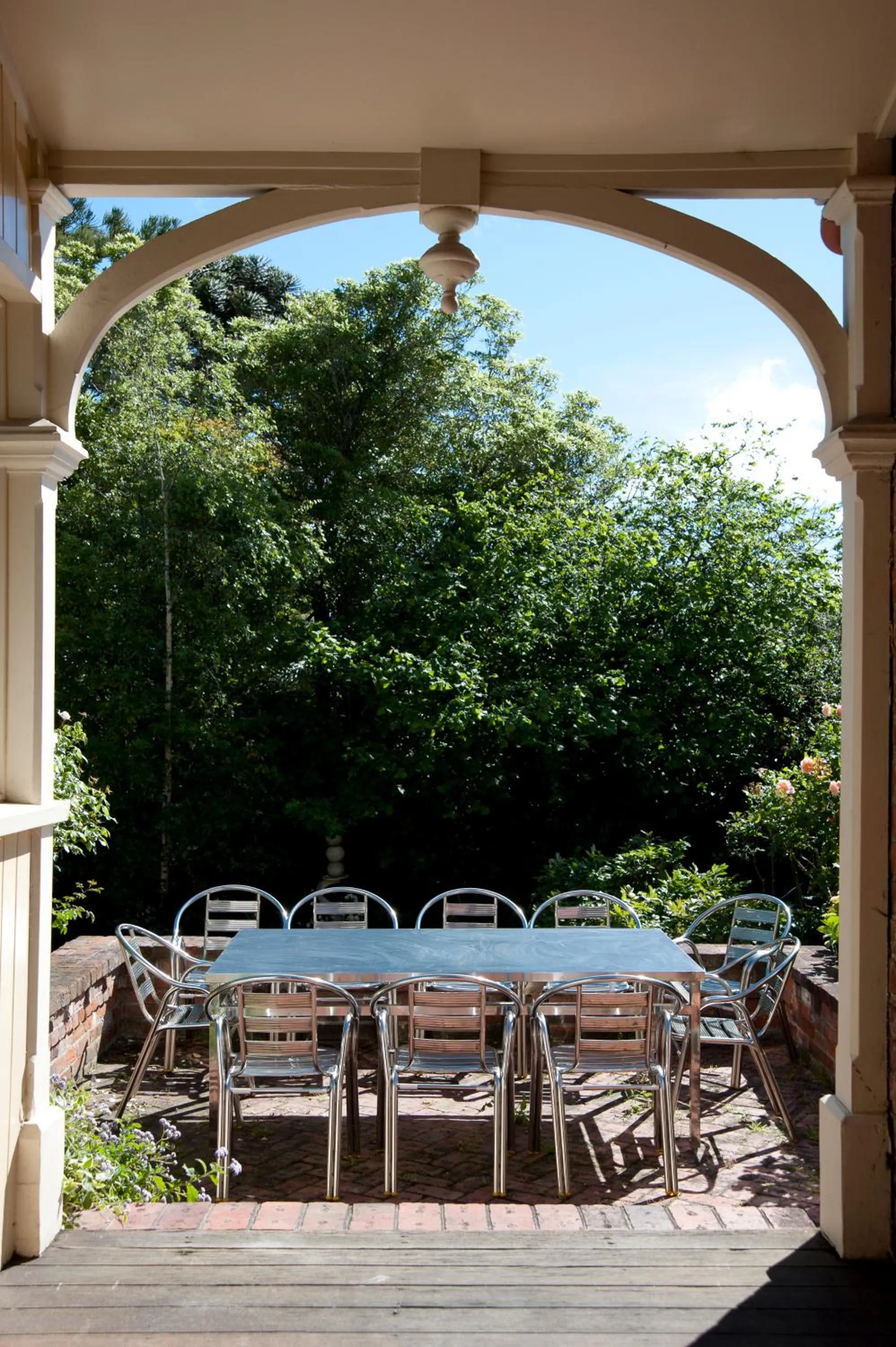 Patio in Lowena Cafe and Accommodation