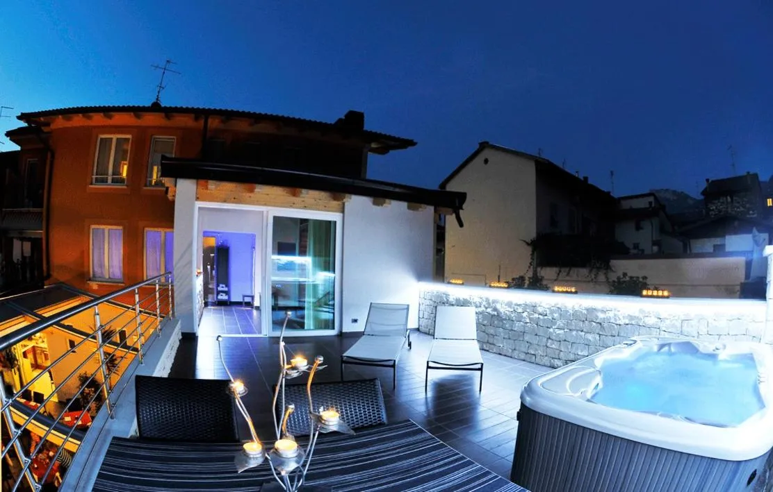 Balcony/Terrace in Albergo Alla Torre