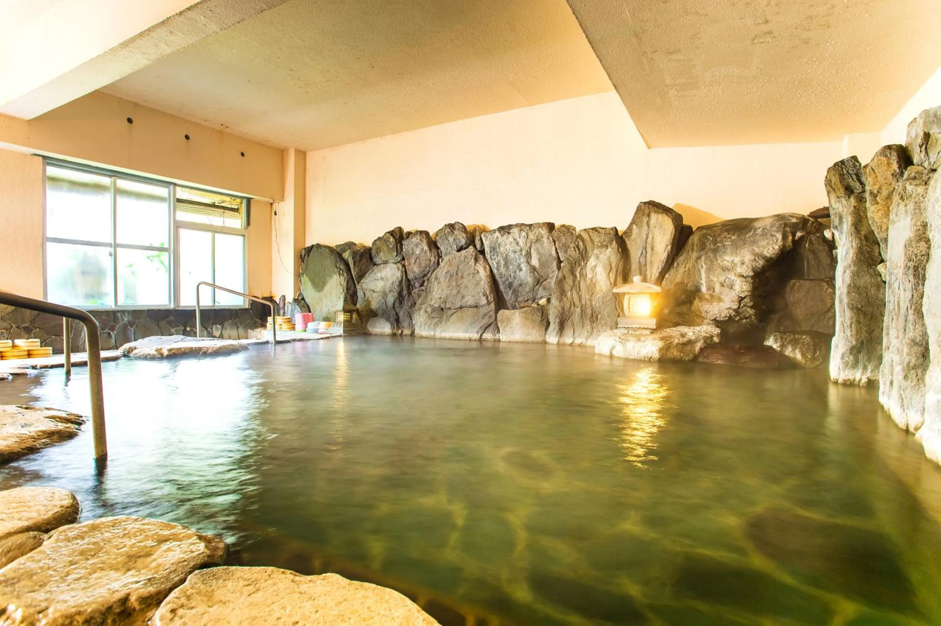 Hot Spring Bath in Kinosato Yamanoyu