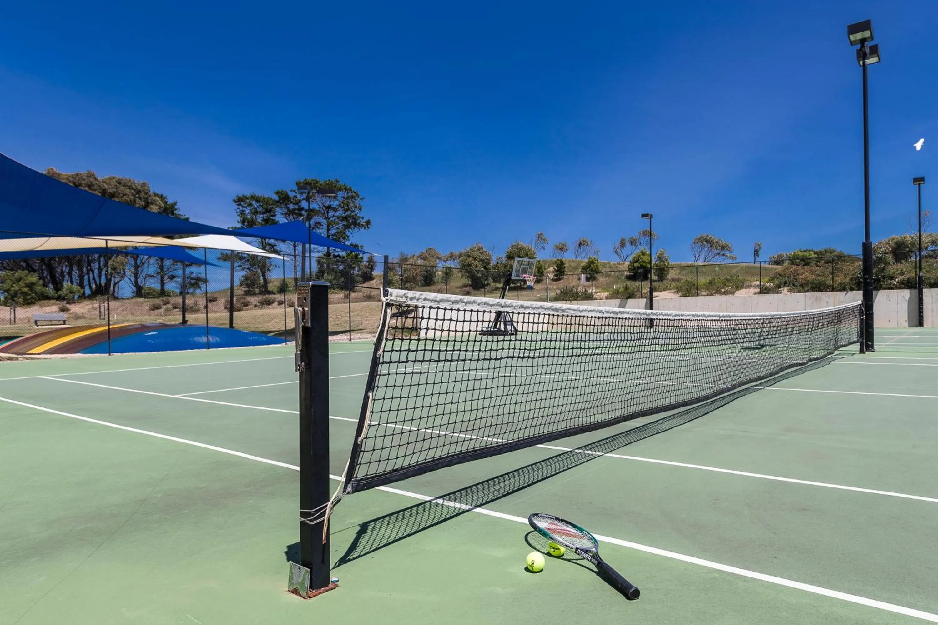 Tennis court in RACV Torquay Resort