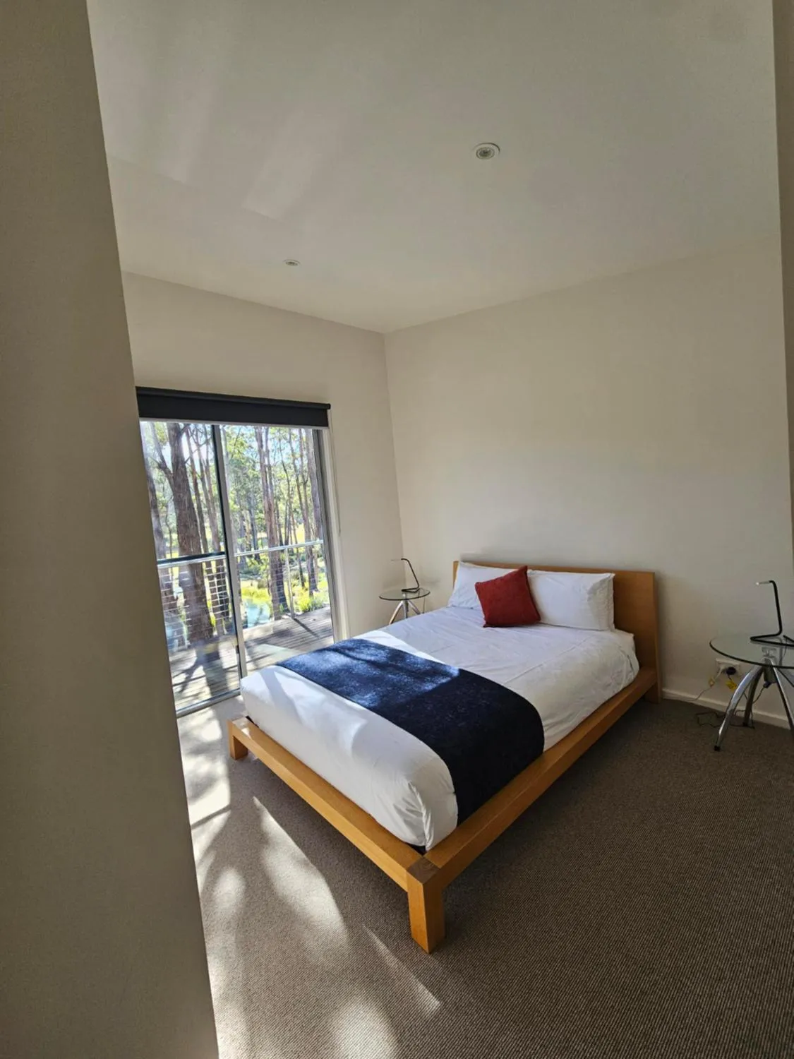 Bed in Craggy Peaks Wilderness Cabins