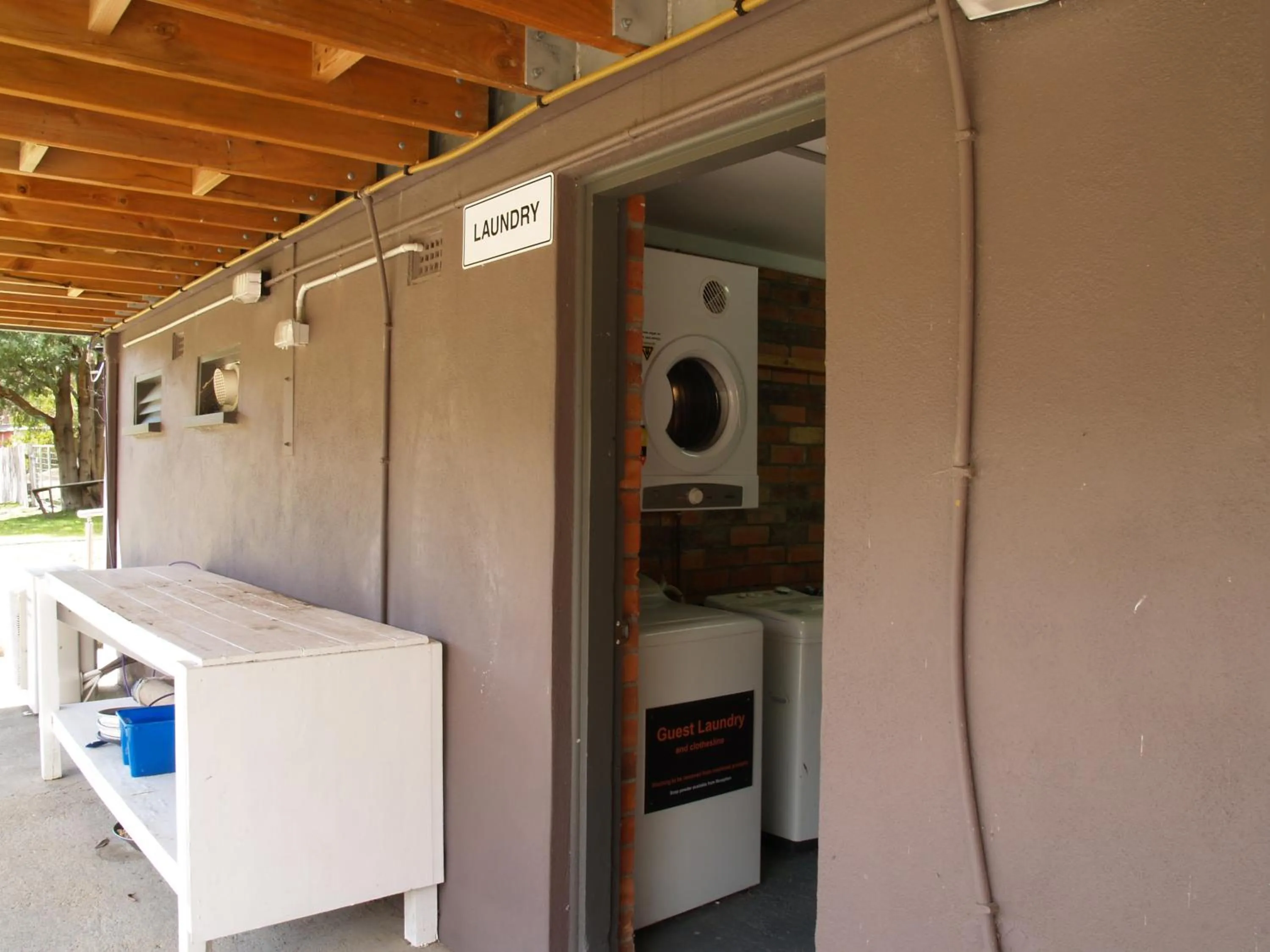 On site in Craggy Peaks Wilderness Cabins