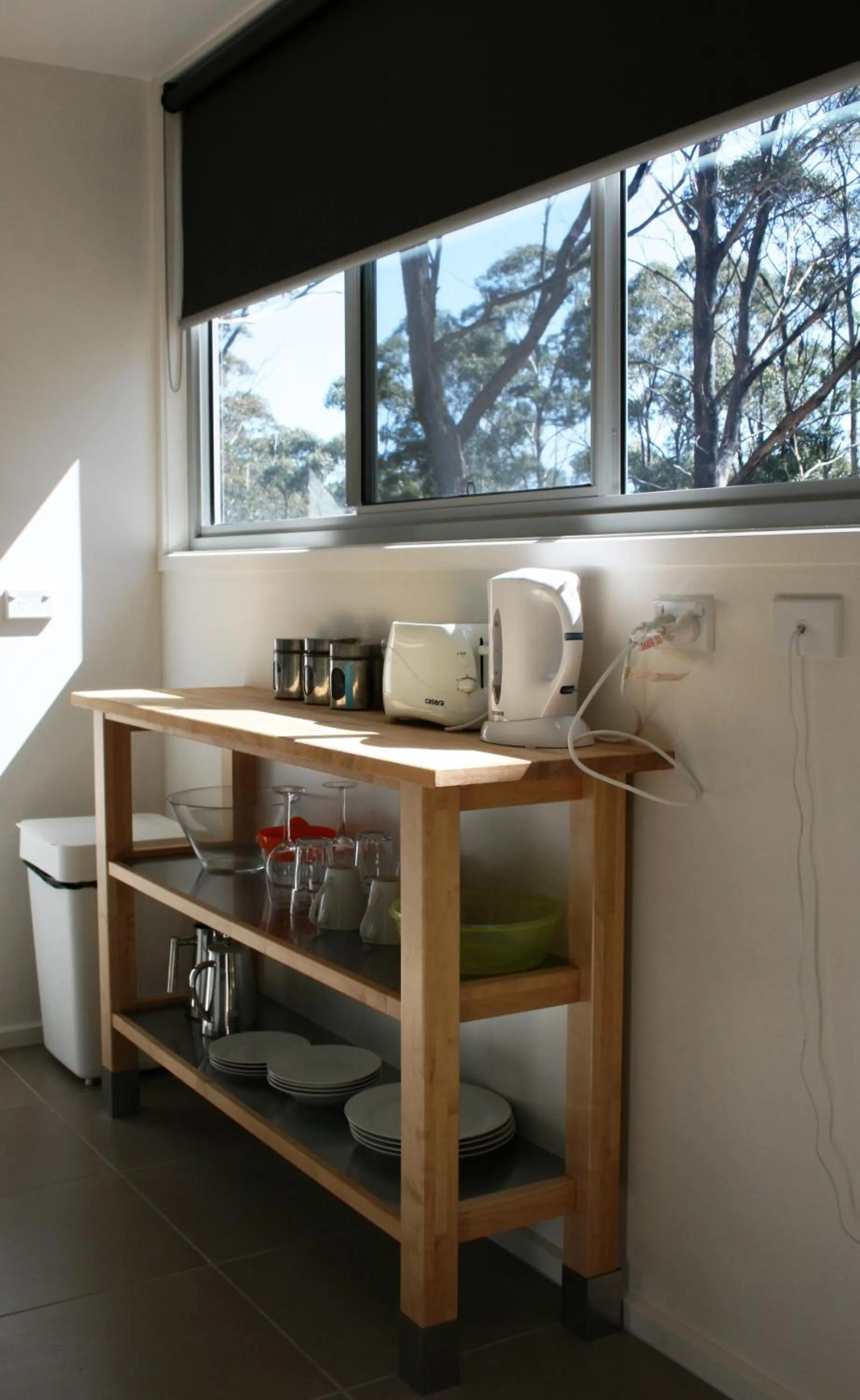 Kitchen or kitchenette in Craggy Peaks Wilderness Cabins