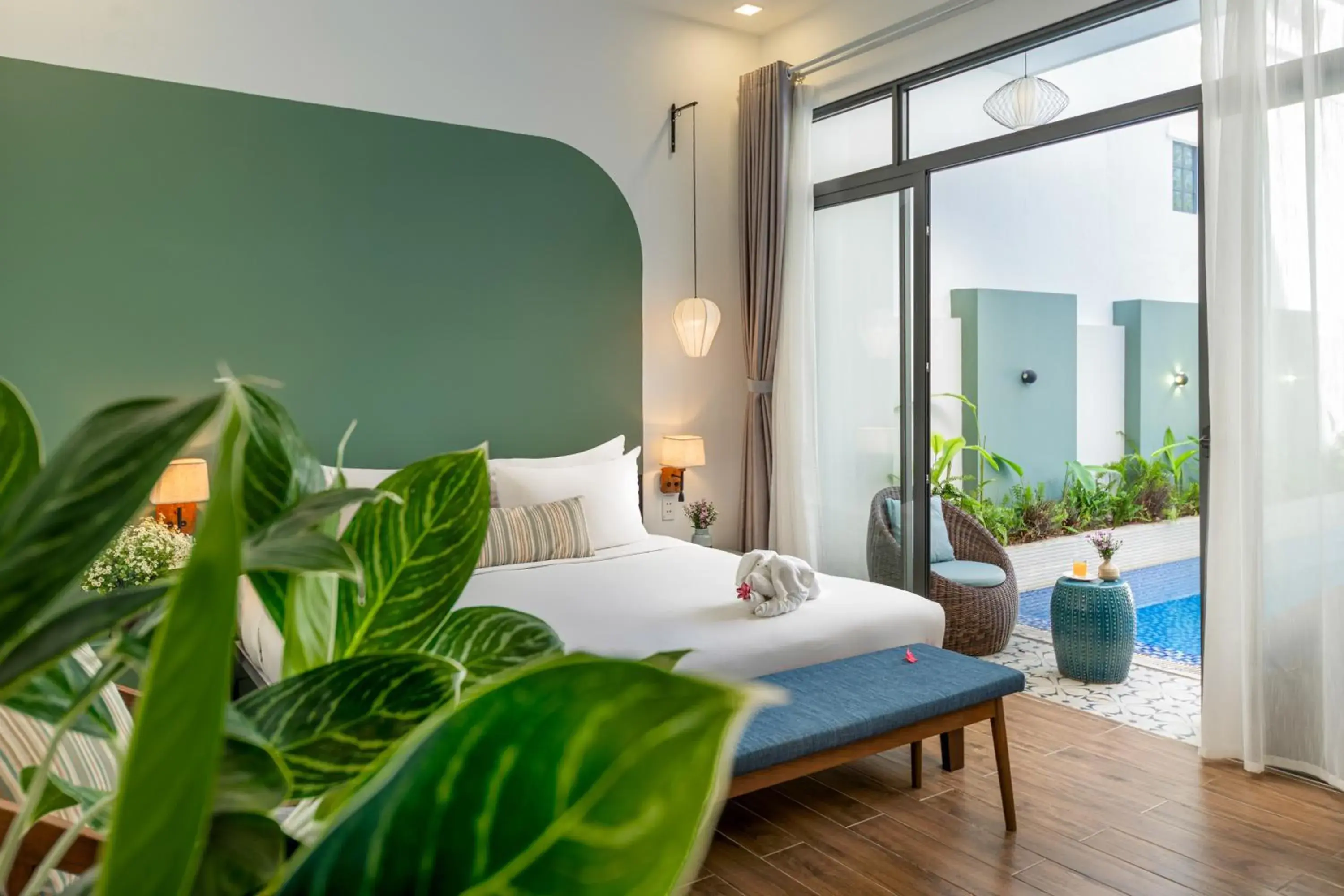 Decorative detail, Bed in Volar Hoi An Decorative detail, Bed in Volar Hoi An