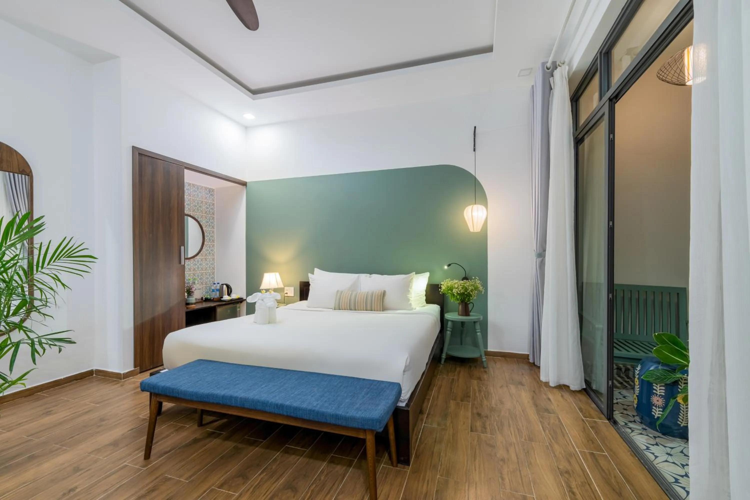 Photo of the whole room, Bed in Volar Hoi An