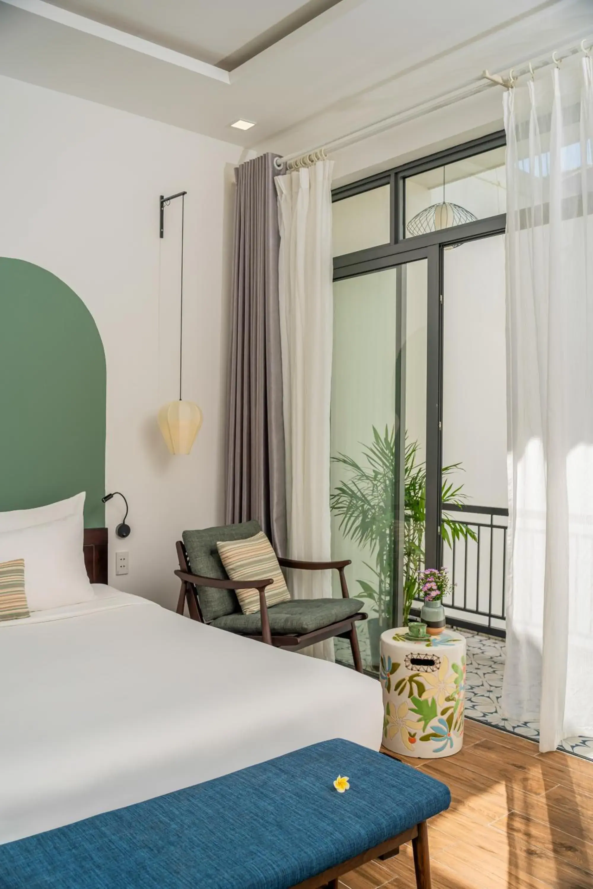 Decorative detail, Bed in Volar Hoi An Decorative detail, Bed in Volar Hoi An