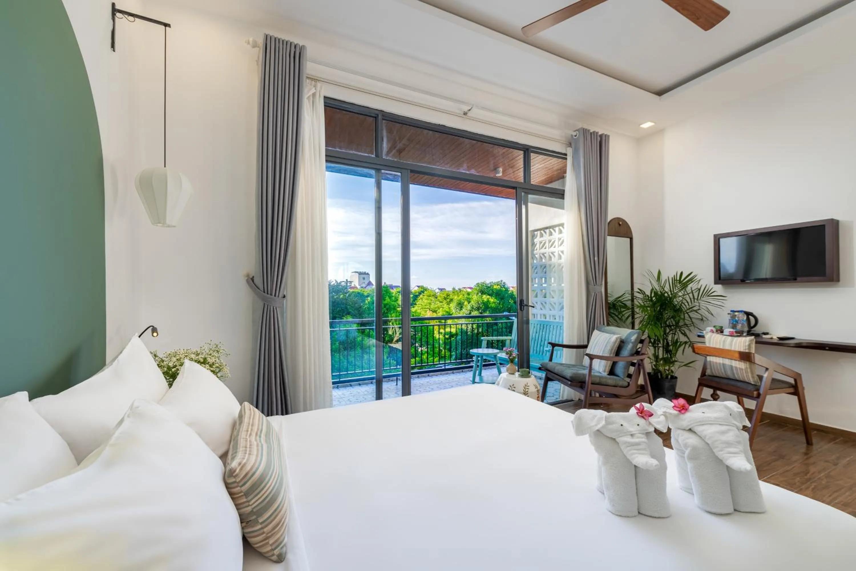 Balcony/Terrace, Bed in Volar Hoi An