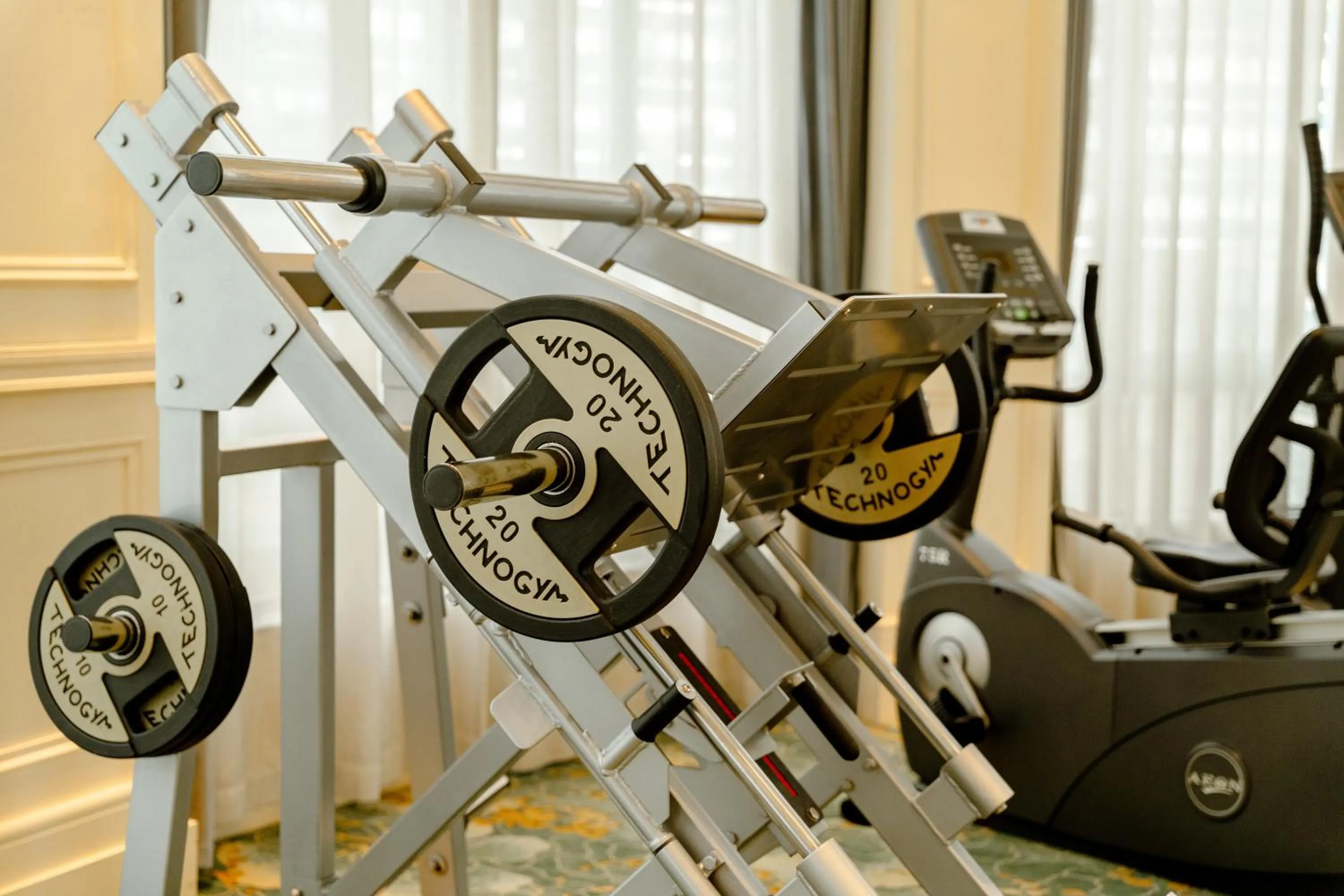 Fitness centre/facilities in The Pury Hotel
